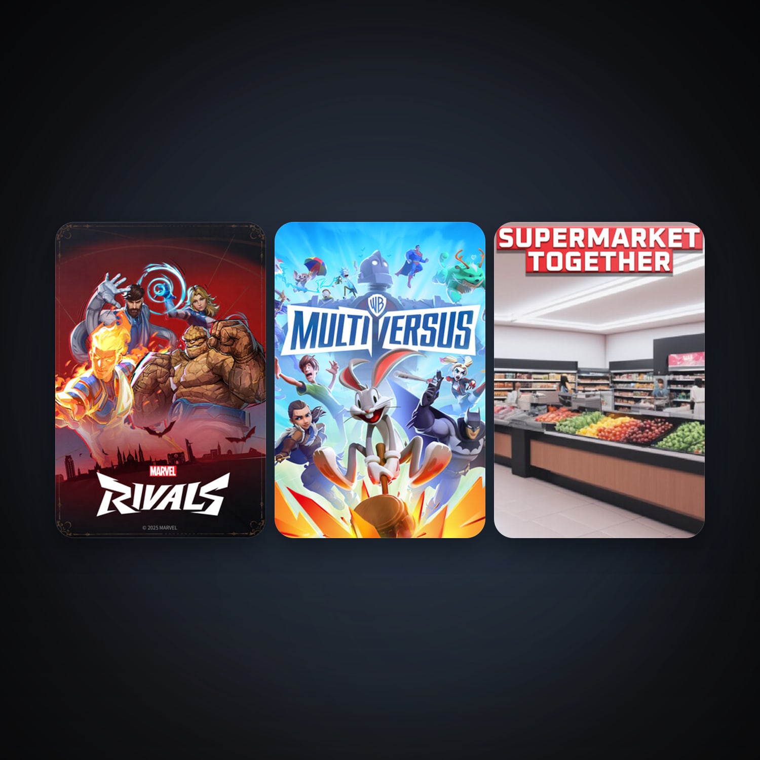 MultiVersus + Supermarket Together, 13 games, clean — HabibiAccounts