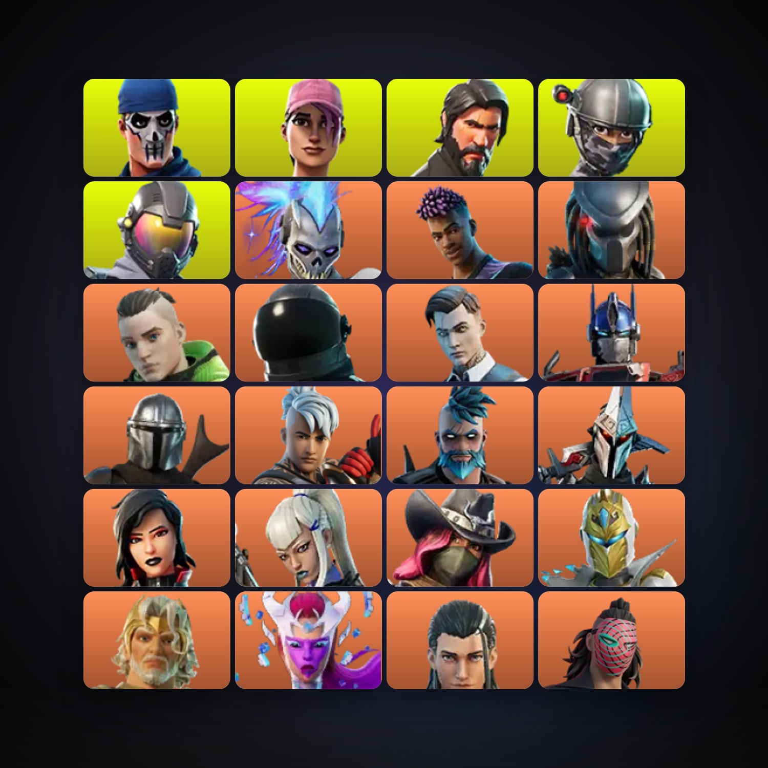 Fortnite locker — 220 skins — 150 V-Bucks — lvl 3269 — HabibiAccounts
