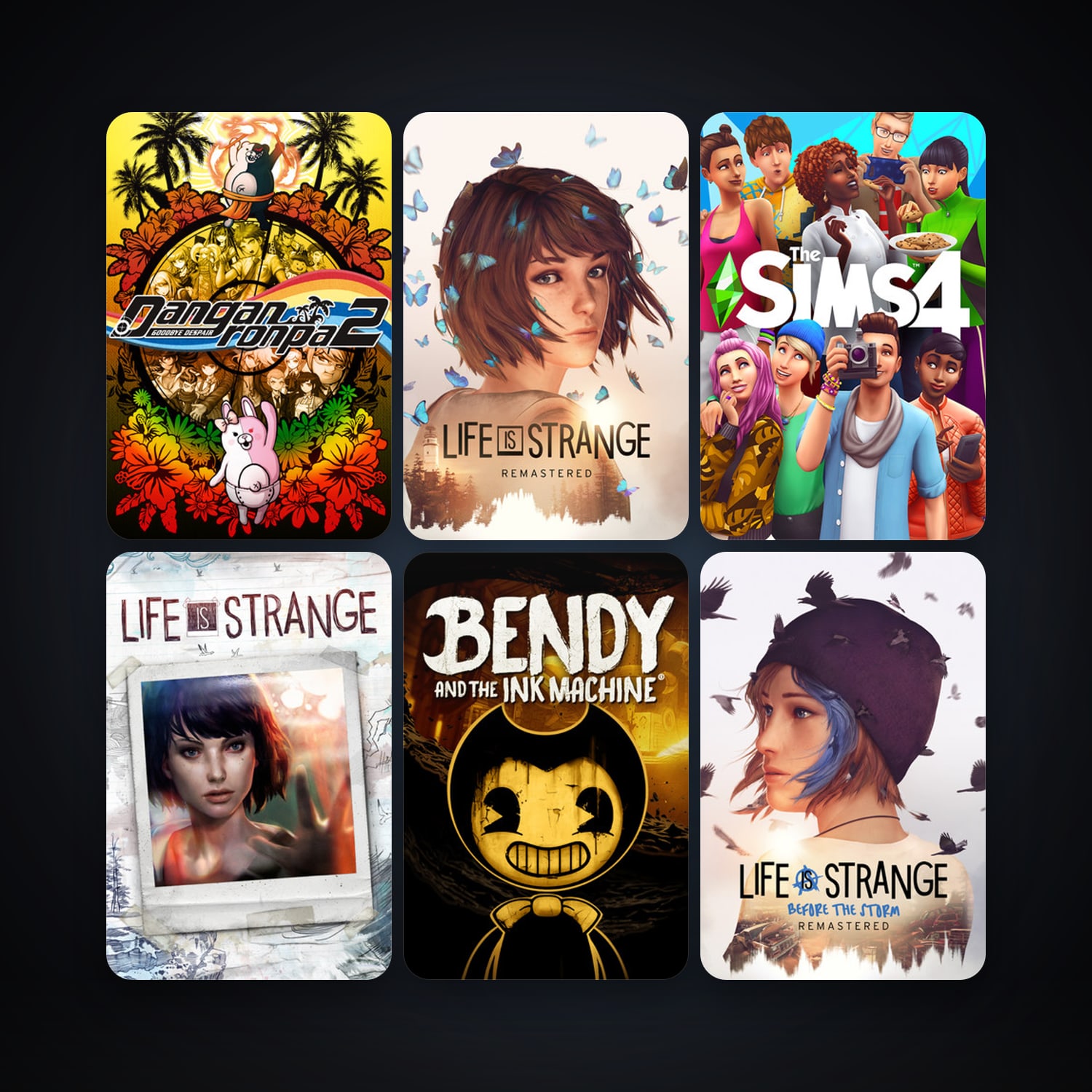 Life is Strange - Episode 1 + Danganronpa 2: Goodbye Despair, 7 games, clean — HabibiAccounts