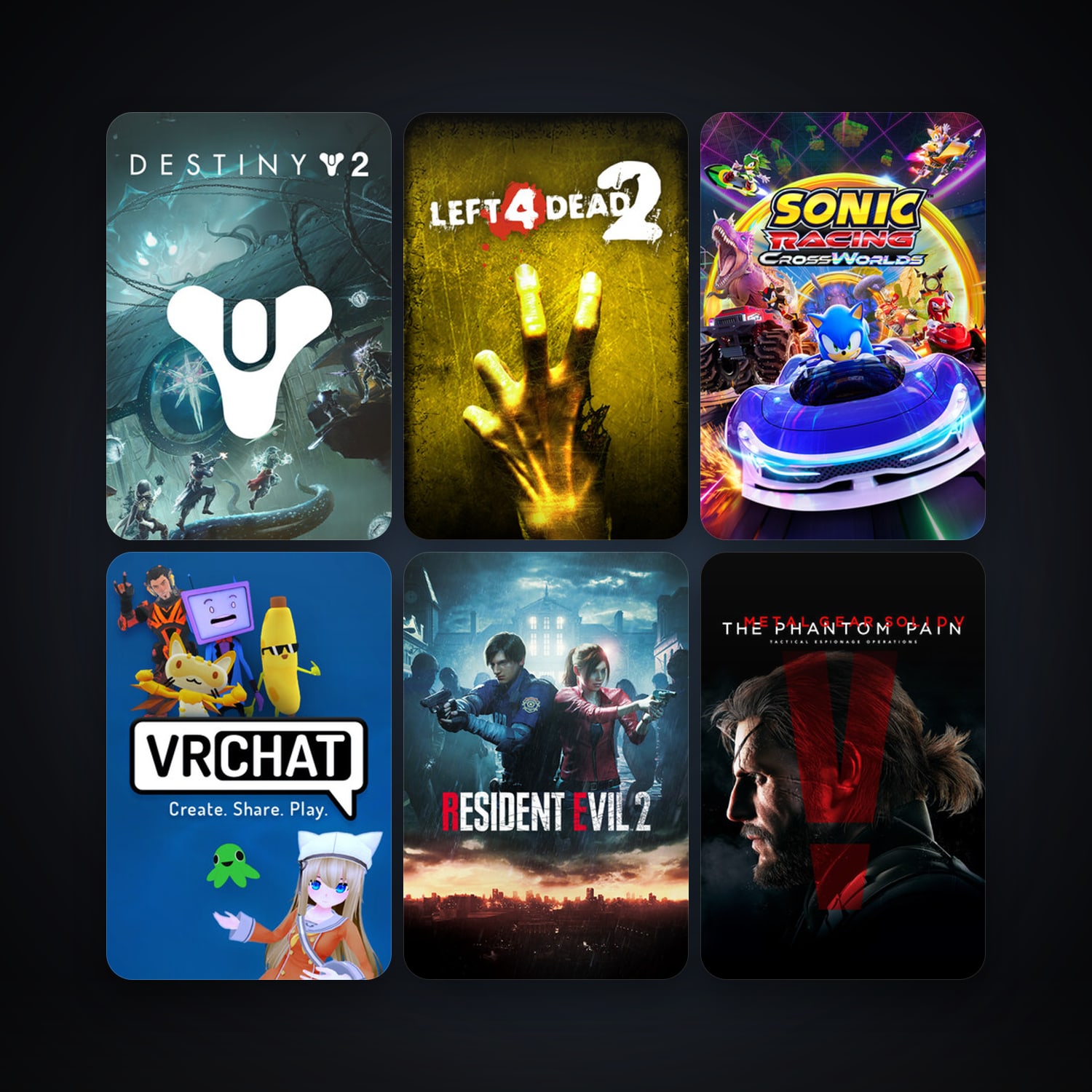 Left 4 Dead 2 + Sonic Adventure DX, 124 games, clean — HabibiAccounts