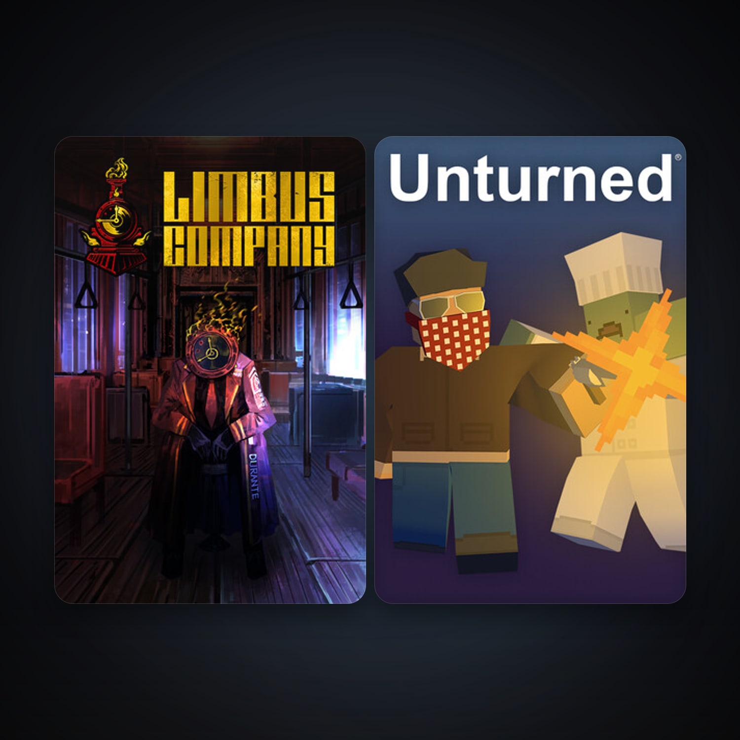 Unturned + Limbus Company, 3 games, clean — HabibiAccounts