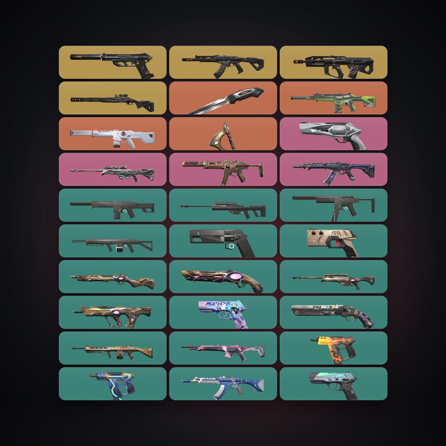 LA Diamond 1 locker — 2 knives, 45 skins, lvl 289 — HabibiAccounts