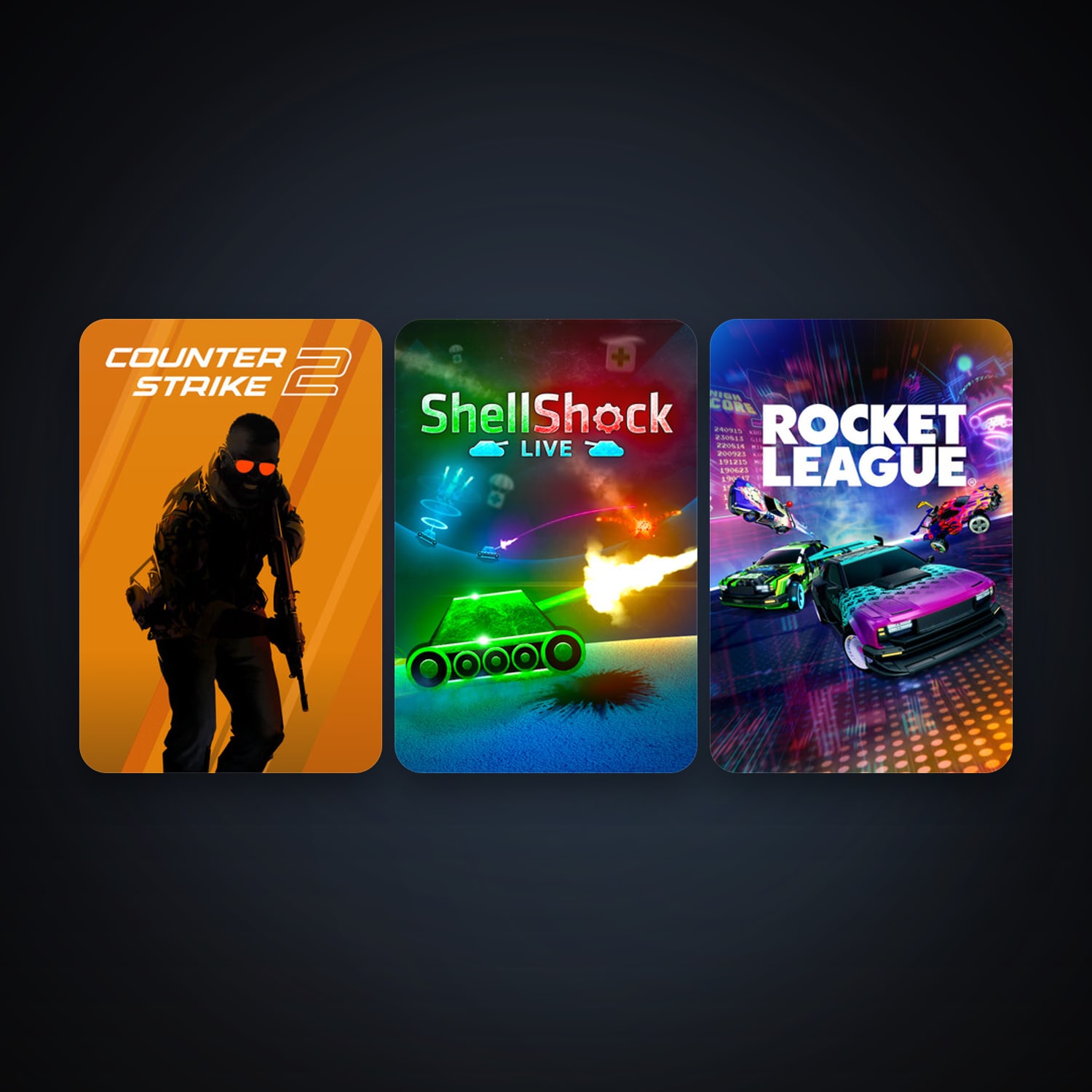 CS2 Prime + Rocket League, 4 games, clean — HabibiAccounts
