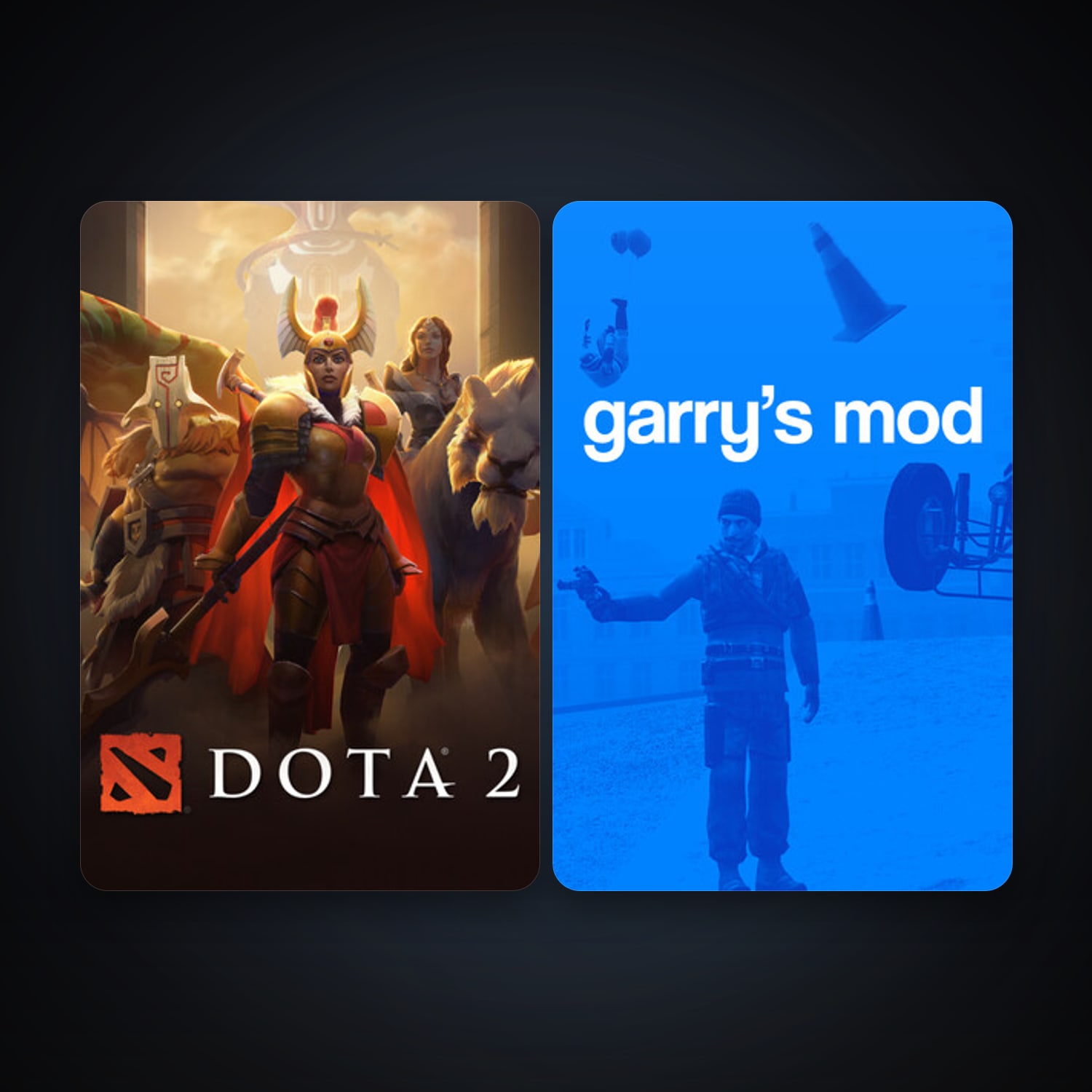 Dota 2 + Garry's Mod, 5 games, clean — HabibiAccounts
