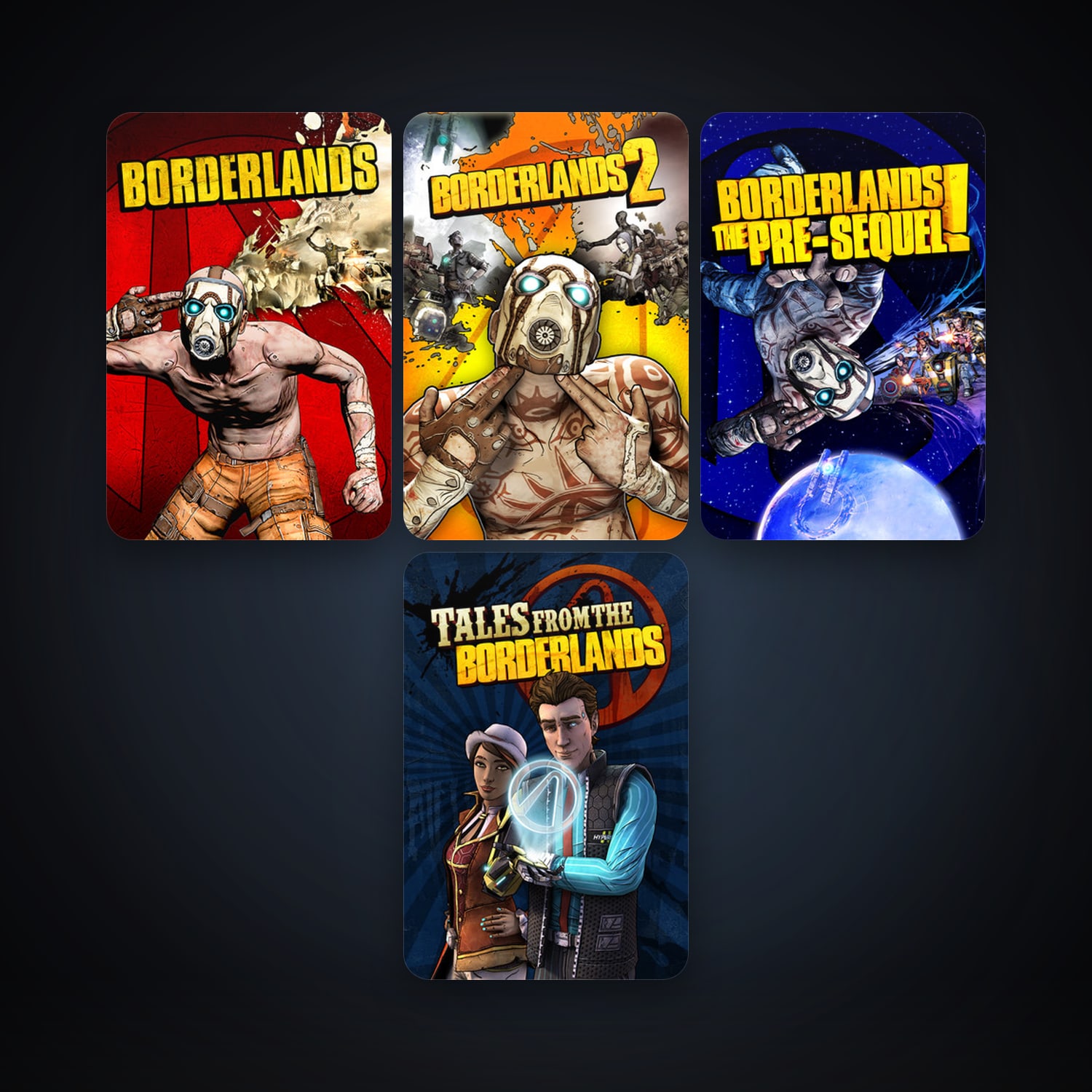 Borderlands + Borderlands 2, 7 games, clean — HabibiAccounts