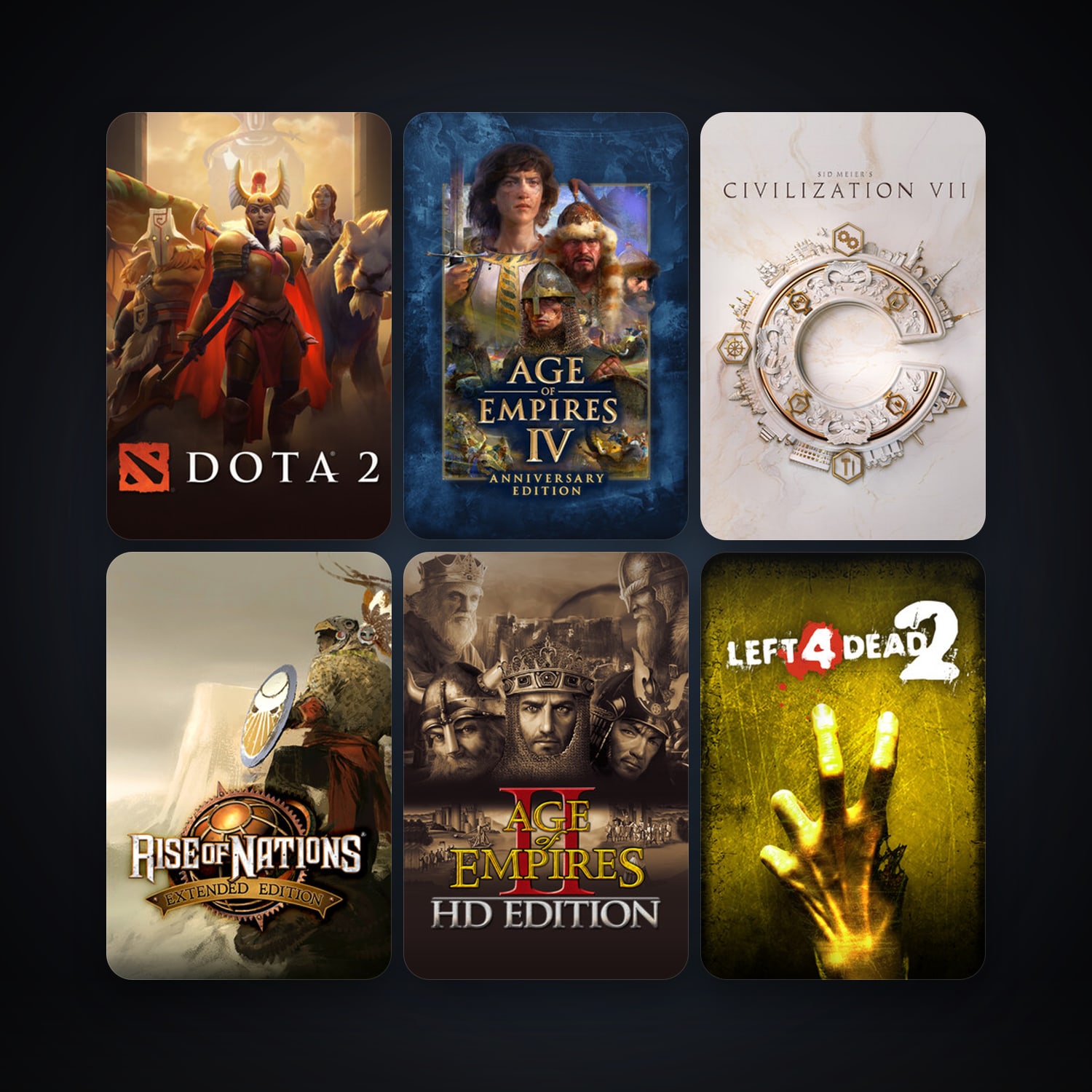 Left 4 Dead 2 + Dota 2, 23 games, clean — HabibiAccounts