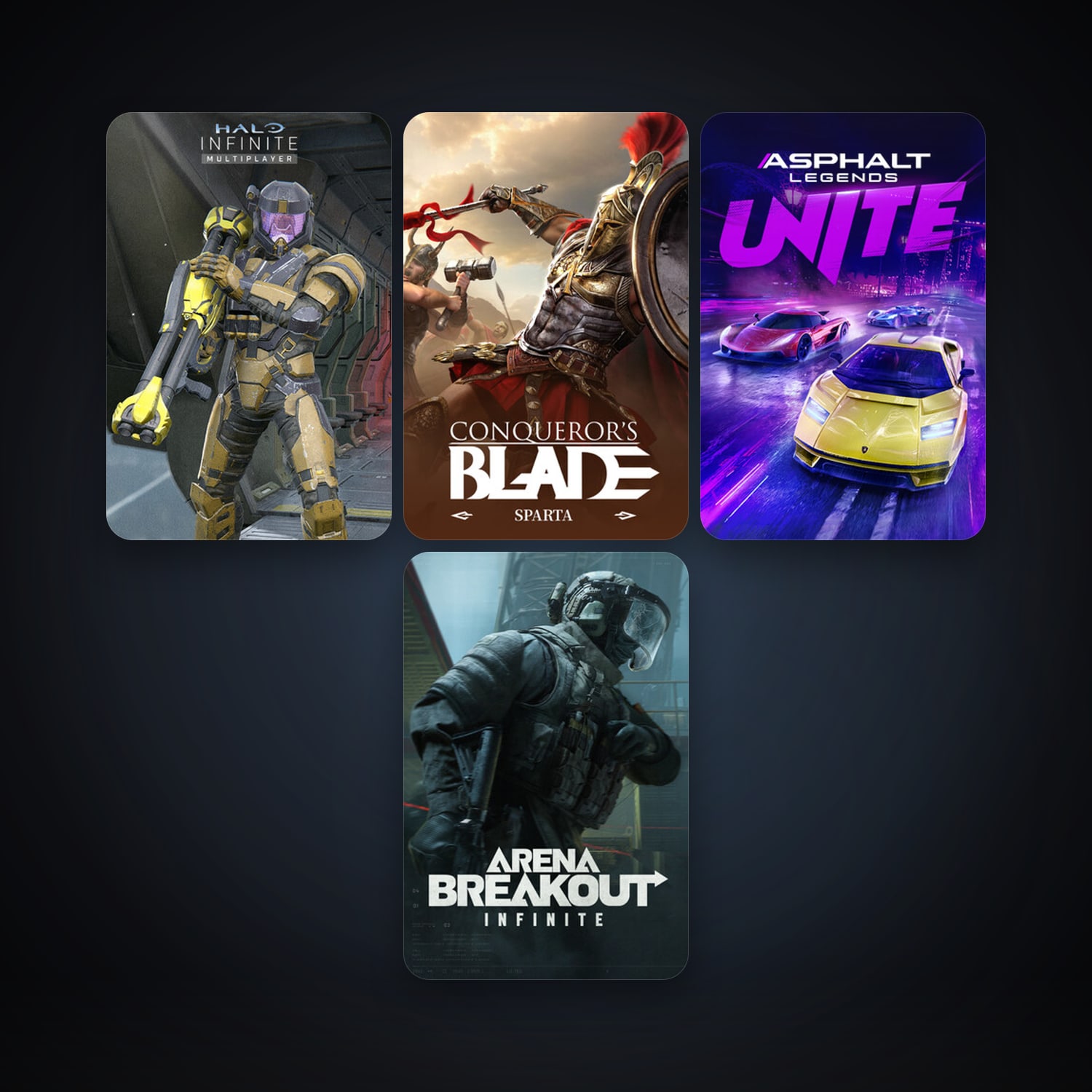 Conqueror's Blade (2020) + Halo Infinite, 8 games, clean — HabibiAccounts