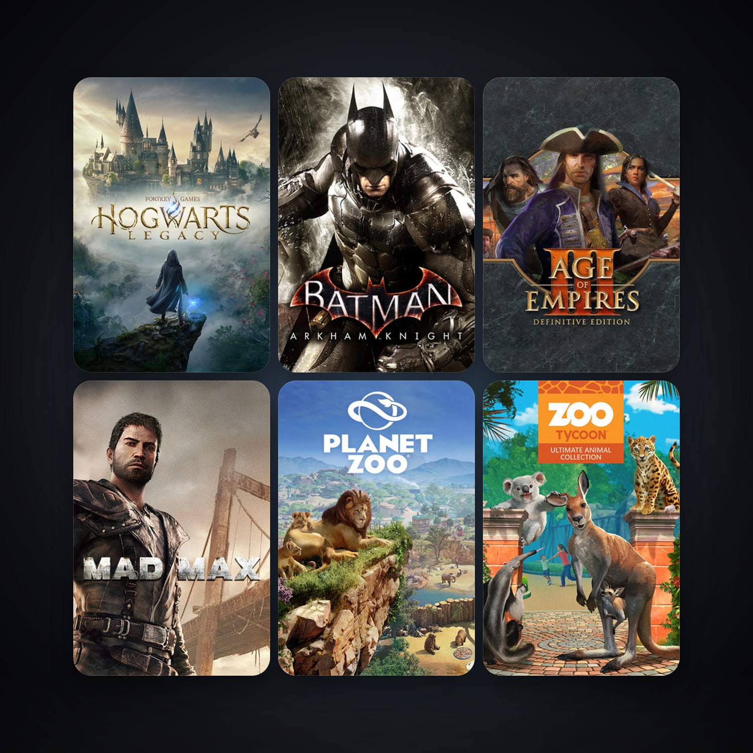 Batman: Arkham Asylum Game of the Year Edition + Batman: Arkham City - Game of the Year Edition, 12 games, clean — HabibiAccounts