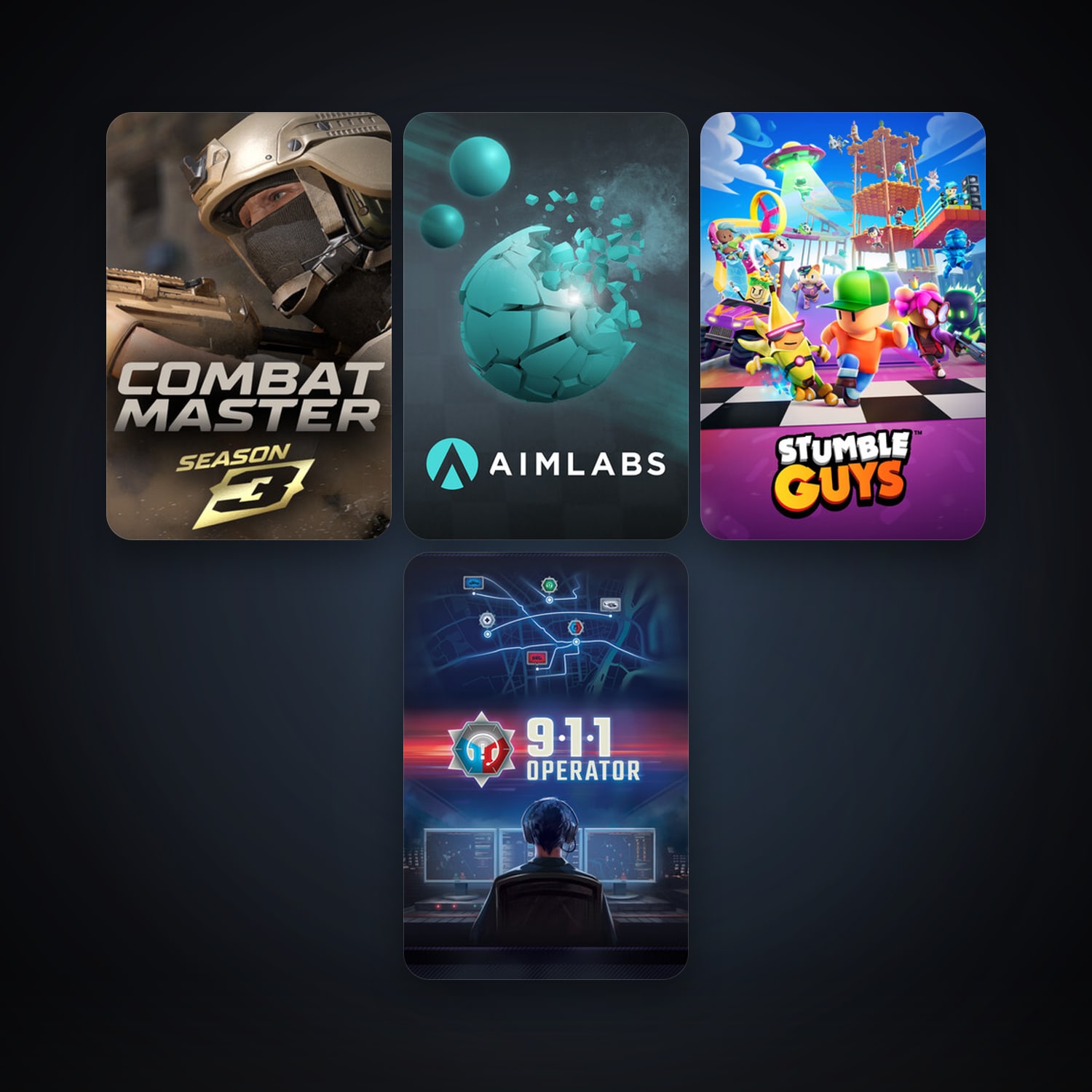 911 Operator + Aimlabs, 22 games, clean — HabibiAccounts