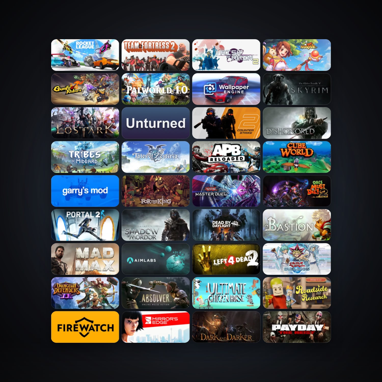 Team Fortress 2 + Left 4 Dead 2, 127 games, Steam 11, clean — HabibiAccounts