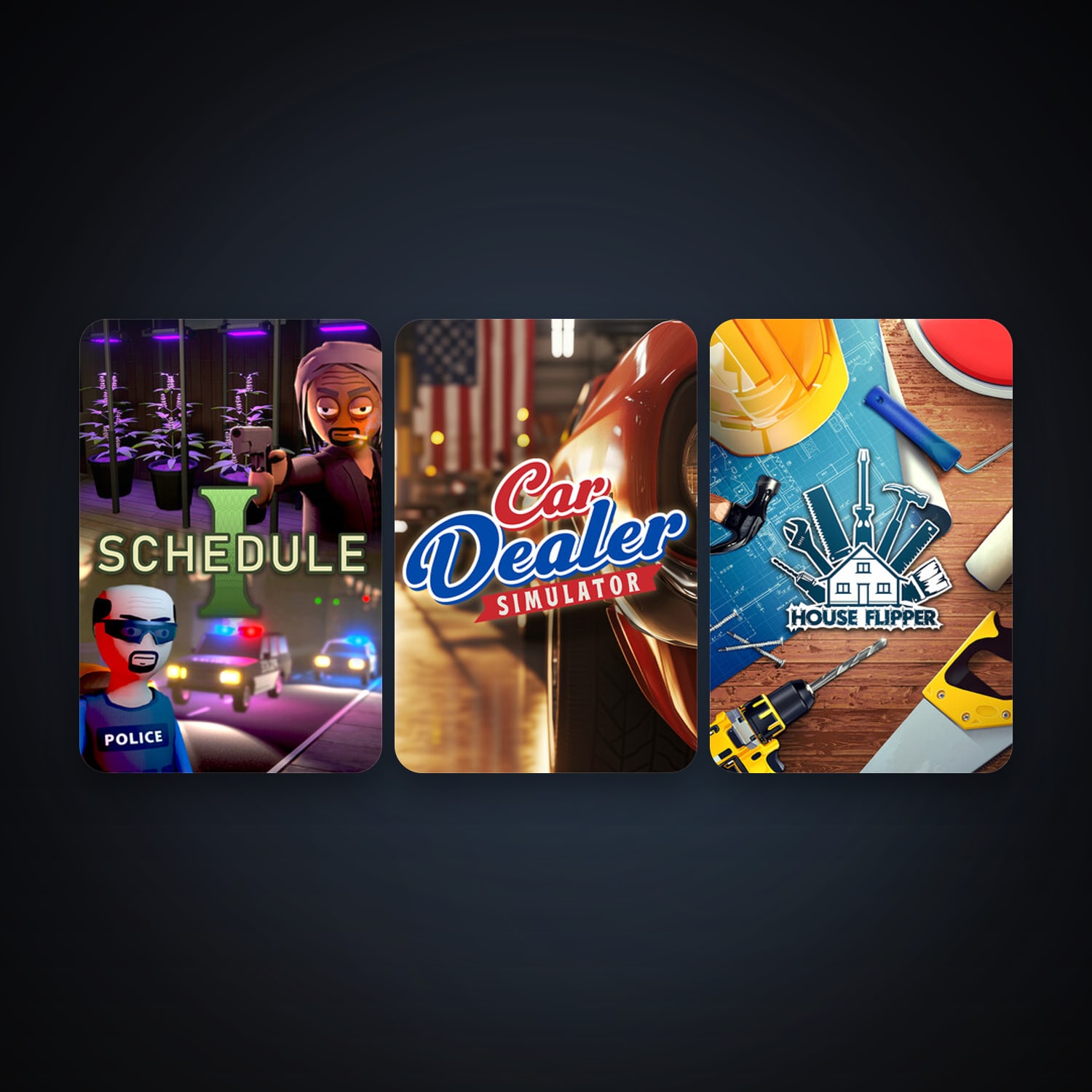 Planet Coaster + House Flipper, 26 games, clean — HabibiAccounts