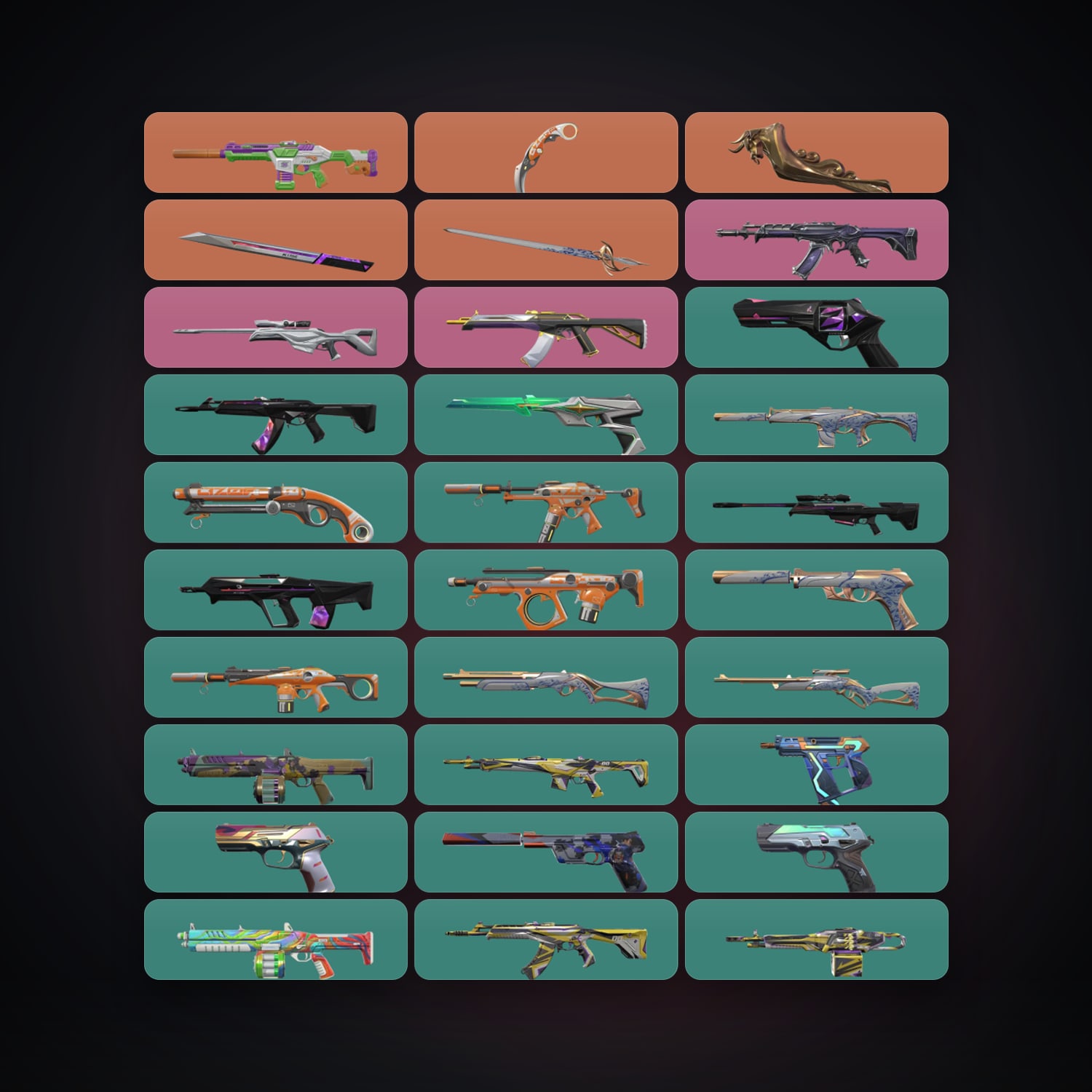 AP Silver 2 locker — 4 knives, 52 skins, lvl 173 — HabibiAccounts