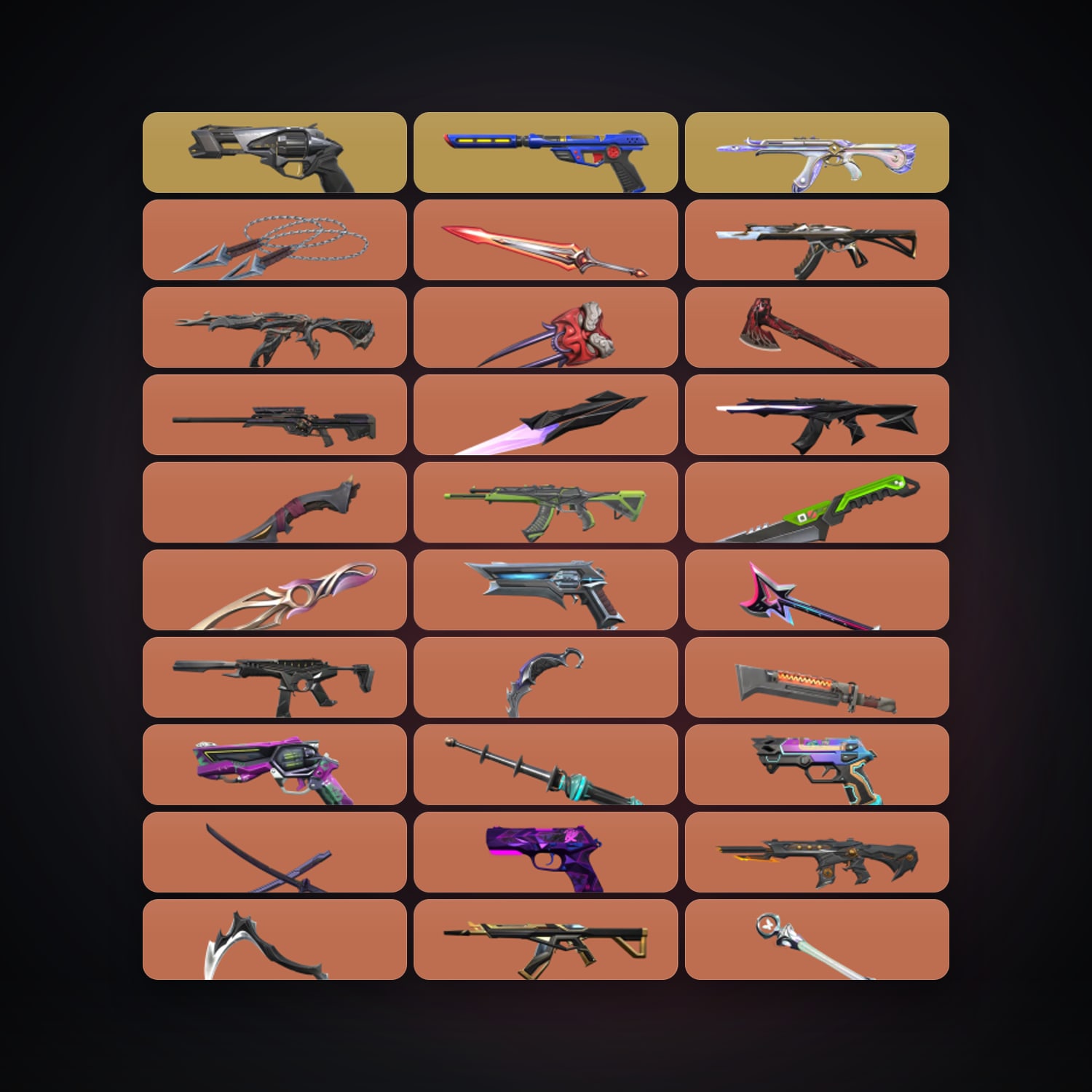 NA Silver 2 locker — 16 knives, 151 skins, lvl 106 — HabibiAccounts