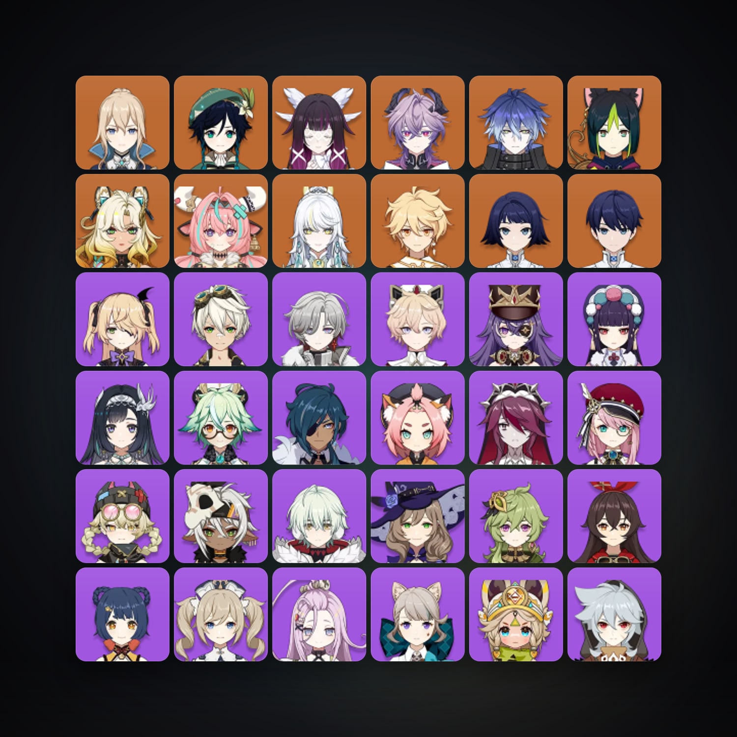 Genshin Impact | AR 55 | 48 Chars | 9× 5★ — Genshin / miHoYo Account — HabibiAccounts