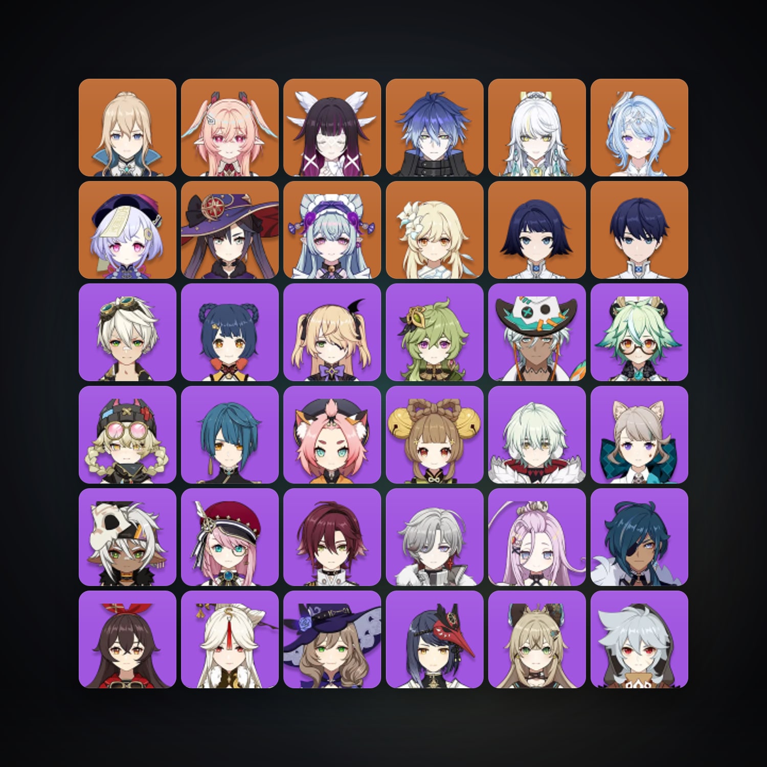 Genshin Impact | AR 55 | 46 Chars | 9× 5★ — Genshin / miHoYo Account — HabibiAccounts
