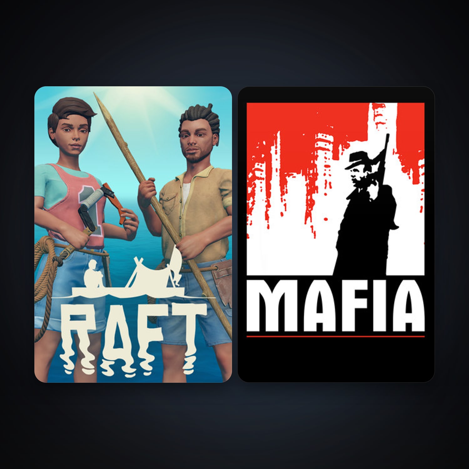 Mafia + Raft, 5 games, clean — HabibiAccounts