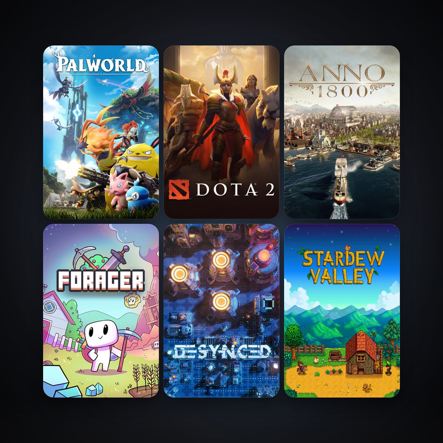 Dota 2 + Stardew Valley, 32 games, clean — HabibiAccounts