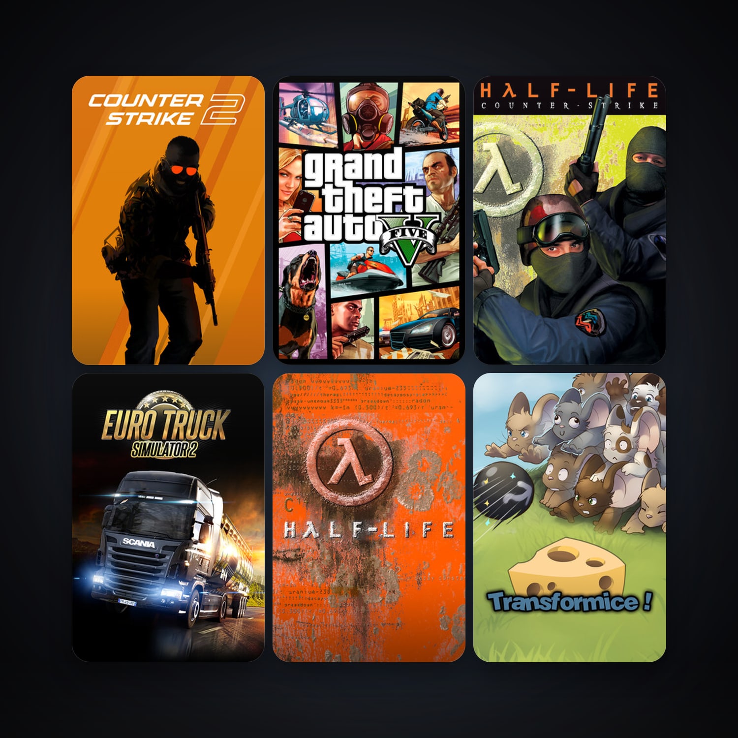 Counter-Strike + Half-Life, 44 games, clean — HabibiAccounts