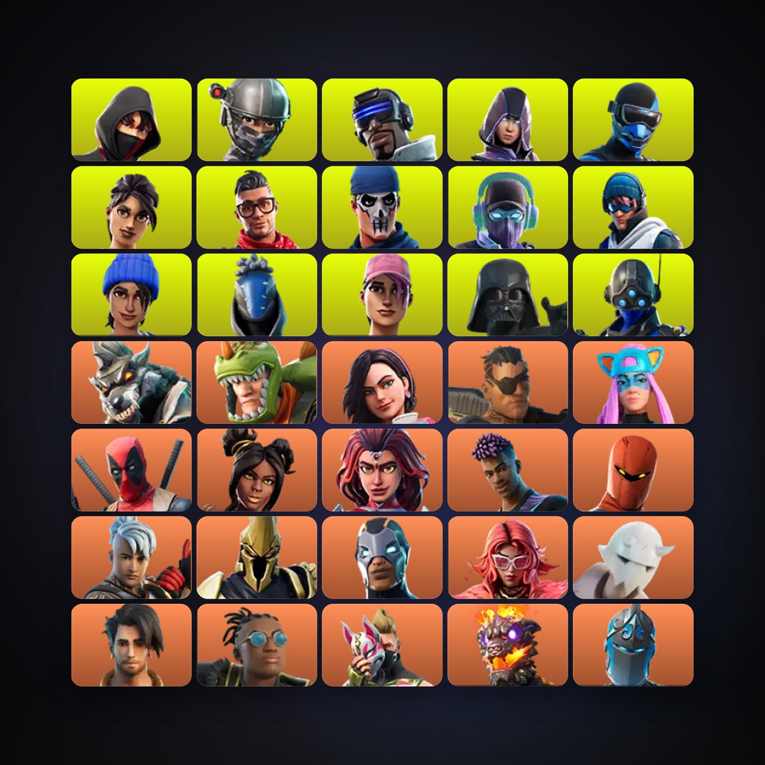 Dire — Rex — 308 skins — 1.3K V-Bucks — lvl 3068 — HabibiAccounts