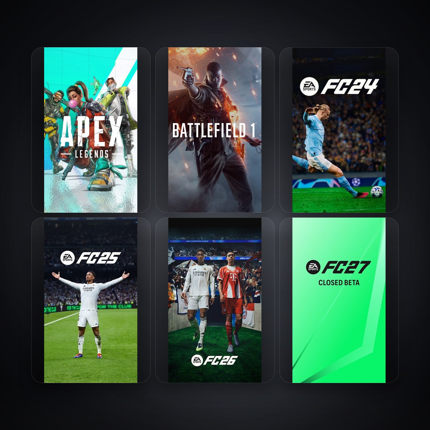 EA account — Apex Legends + Battlefield 1 — RO — 9 games — HabibiAccounts