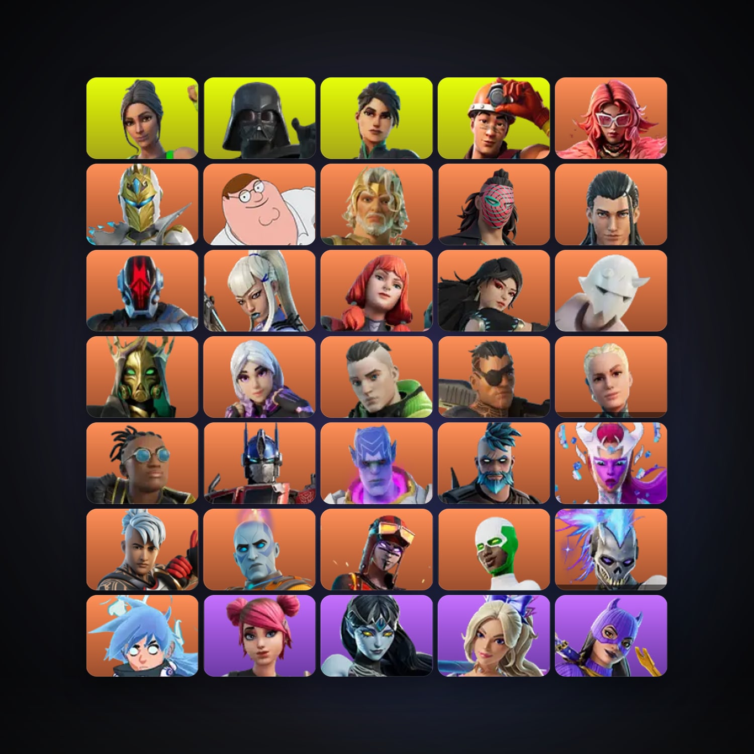 Valeria — Spectra Knight — 310 skins — 3.5K V-Bucks — lvl 4996 — HabibiAccounts