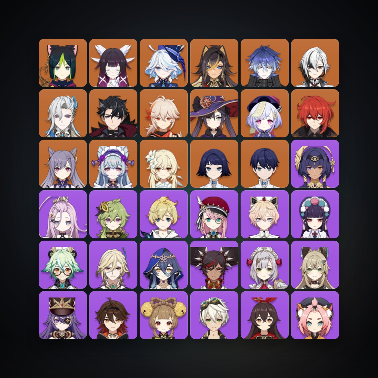 Genshin Impact | AR 59 | 56 Chars | 14× 5★ — Genshin / miHoYo Account — HabibiAccounts