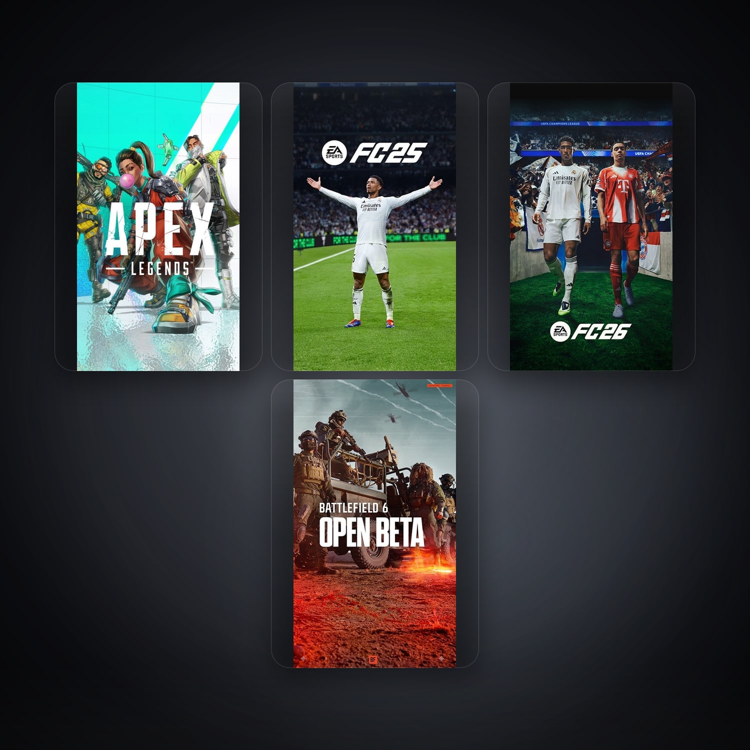 EA Apex Legends + EA SPORTS FC 25 — TR — 4 games — HabibiAccounts