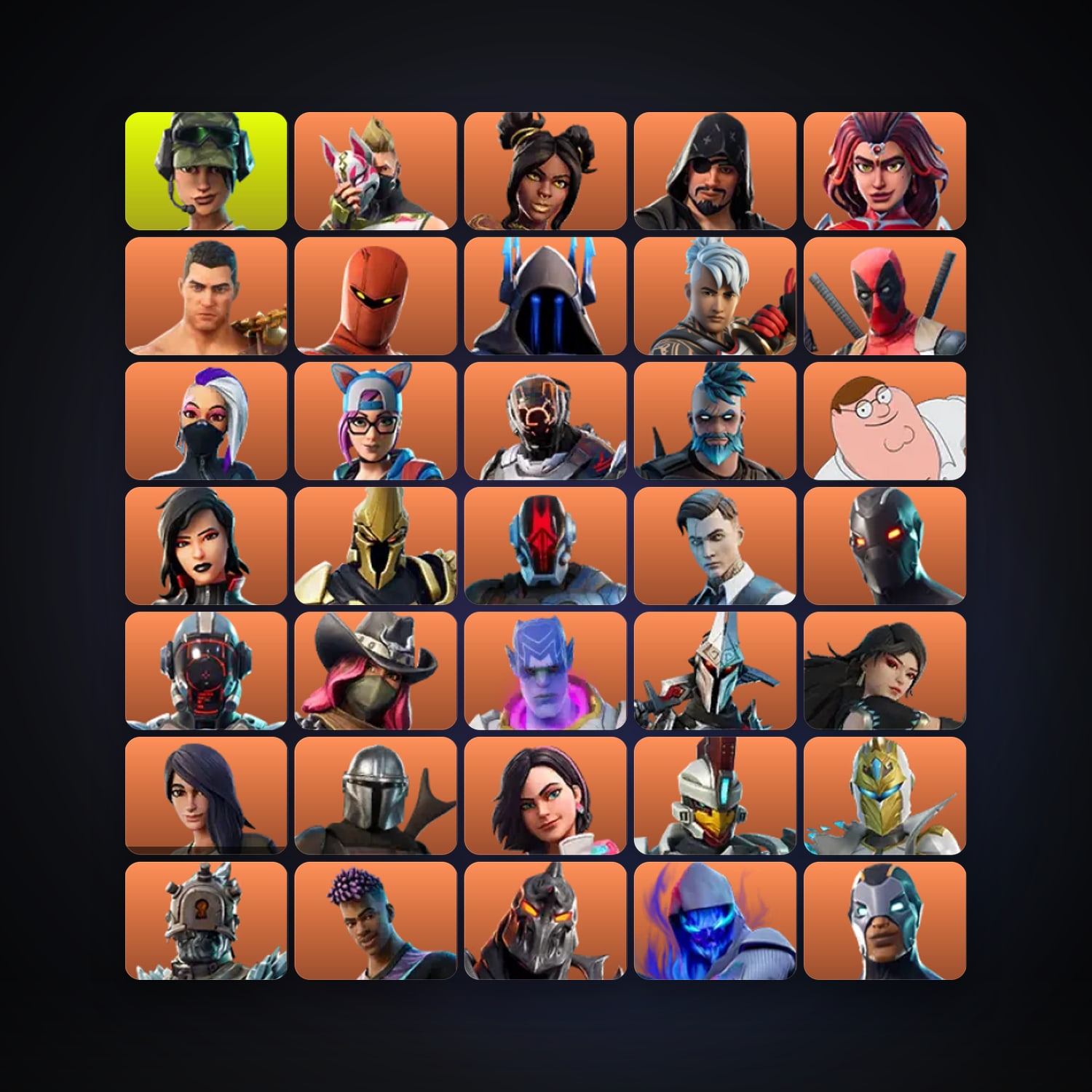 هالحساب فورتنايت، اللوكر مليان 202 سكن، 1.2K فيبوكس، لفل 3058، 393 فوز — HabibiAccounts