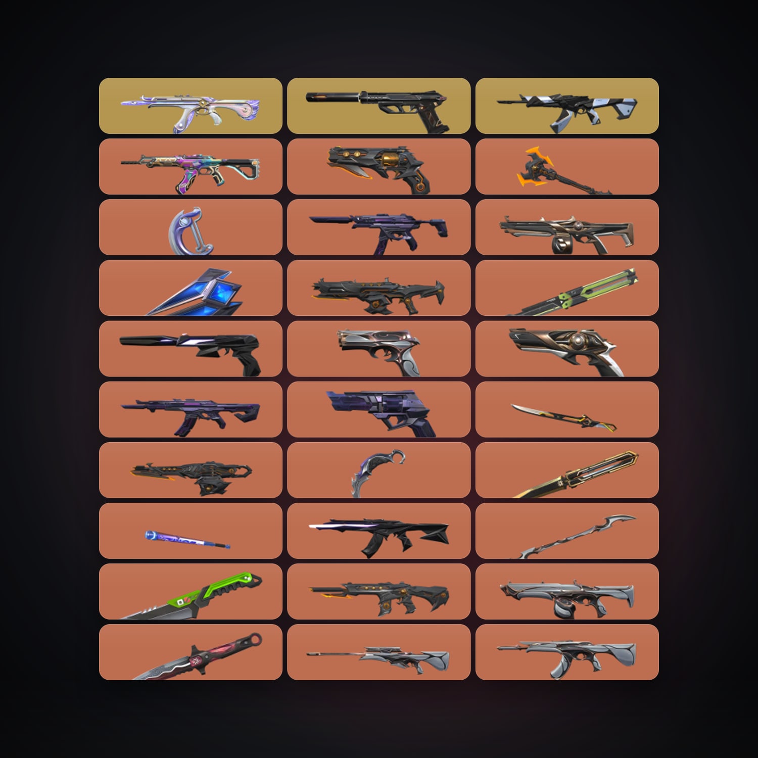 NA Diamond 1 locker — 23 knives, 169 skins, lvl 225 — HabibiAccounts