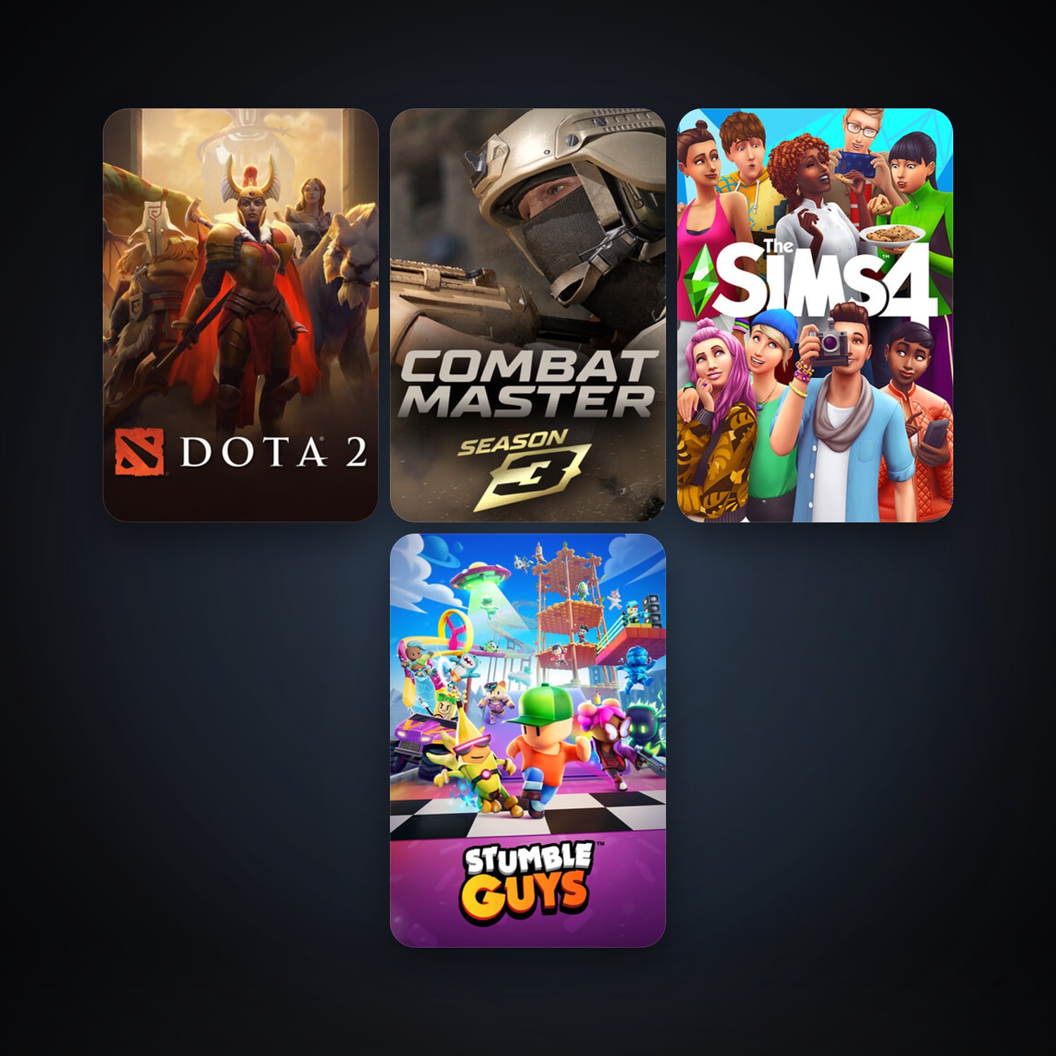 Dota 2 + The Sims 4, 5 games, clean — HabibiAccounts