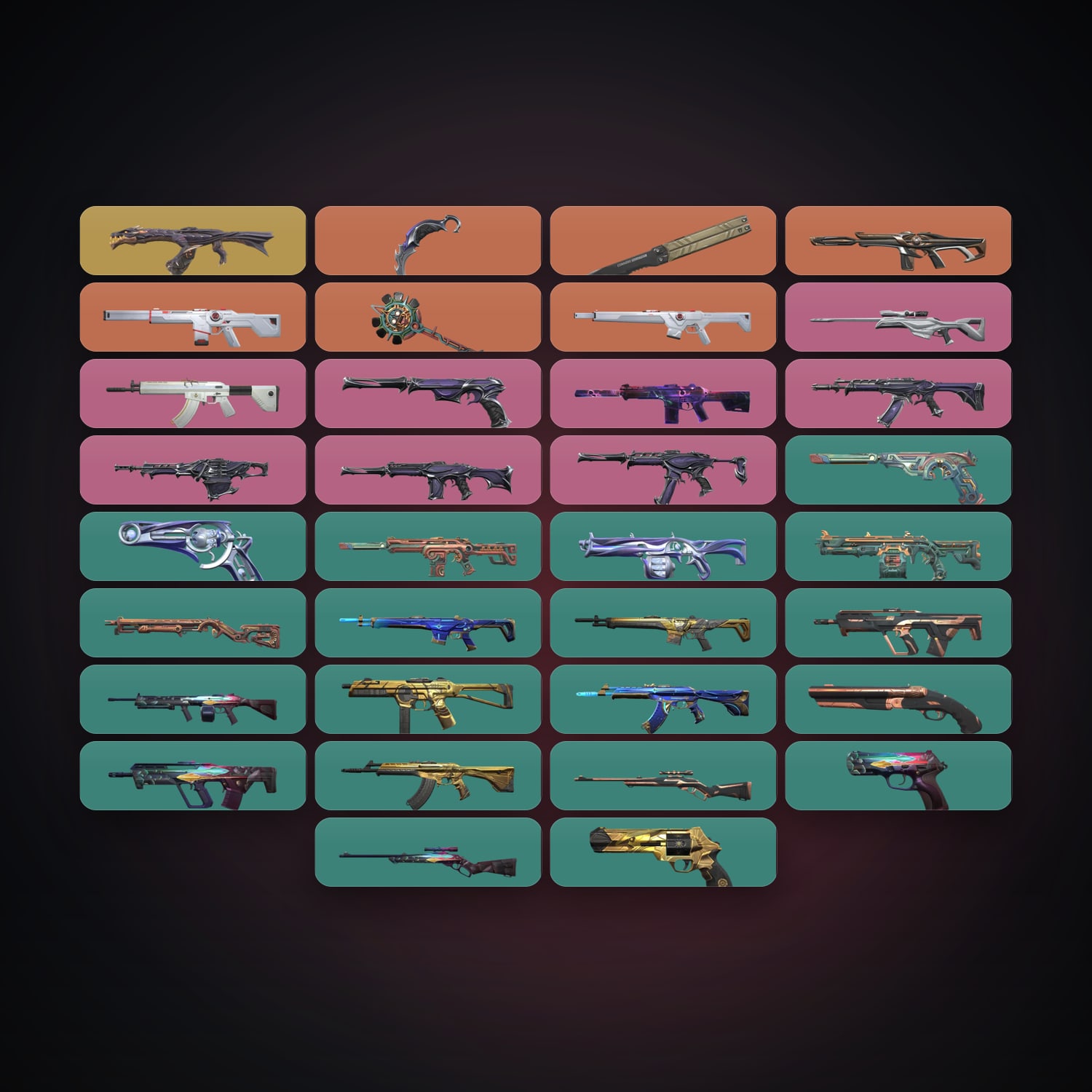 AP locker — 3 knives, 34 skins, lvl 53 — HabibiAccounts