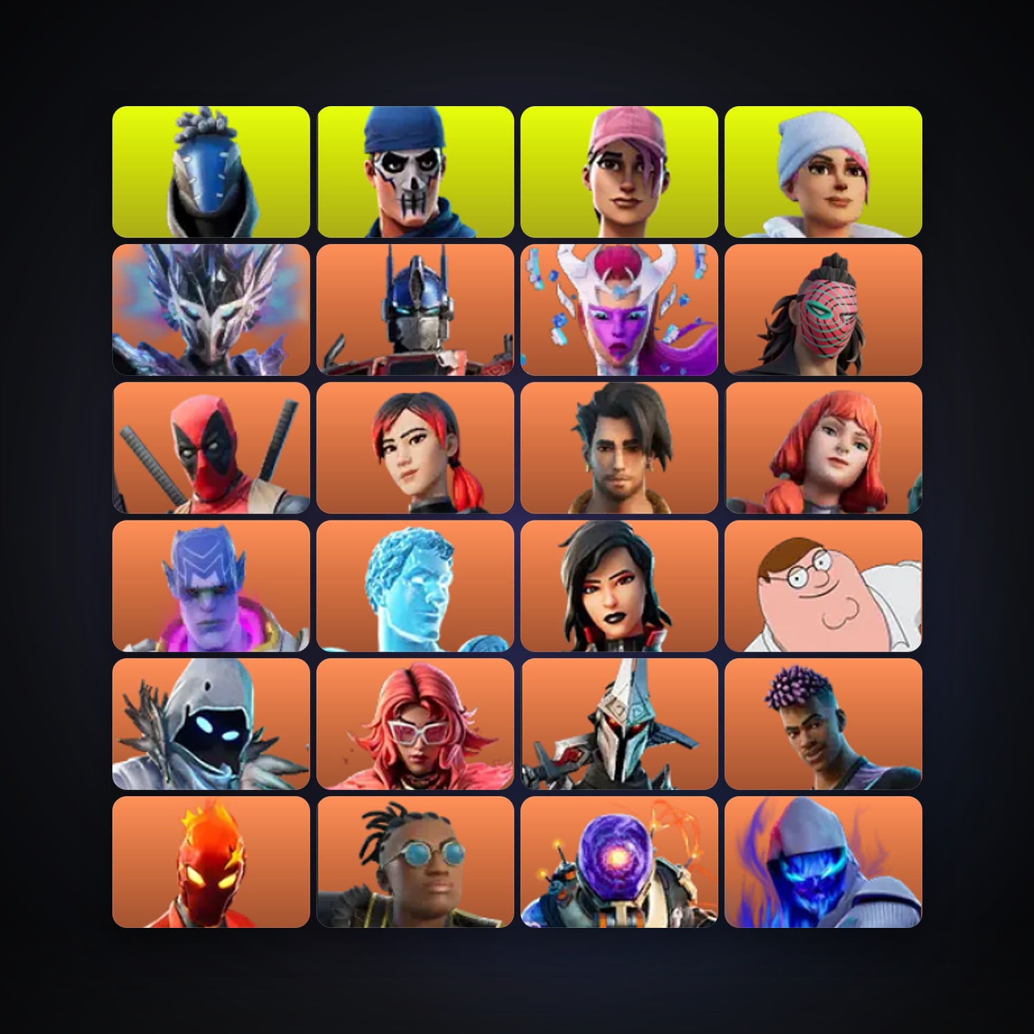 Spire Assassin — Optimus Prime — 307 skins — 400 V-Bucks — lvl 6949 — HabibiAccounts