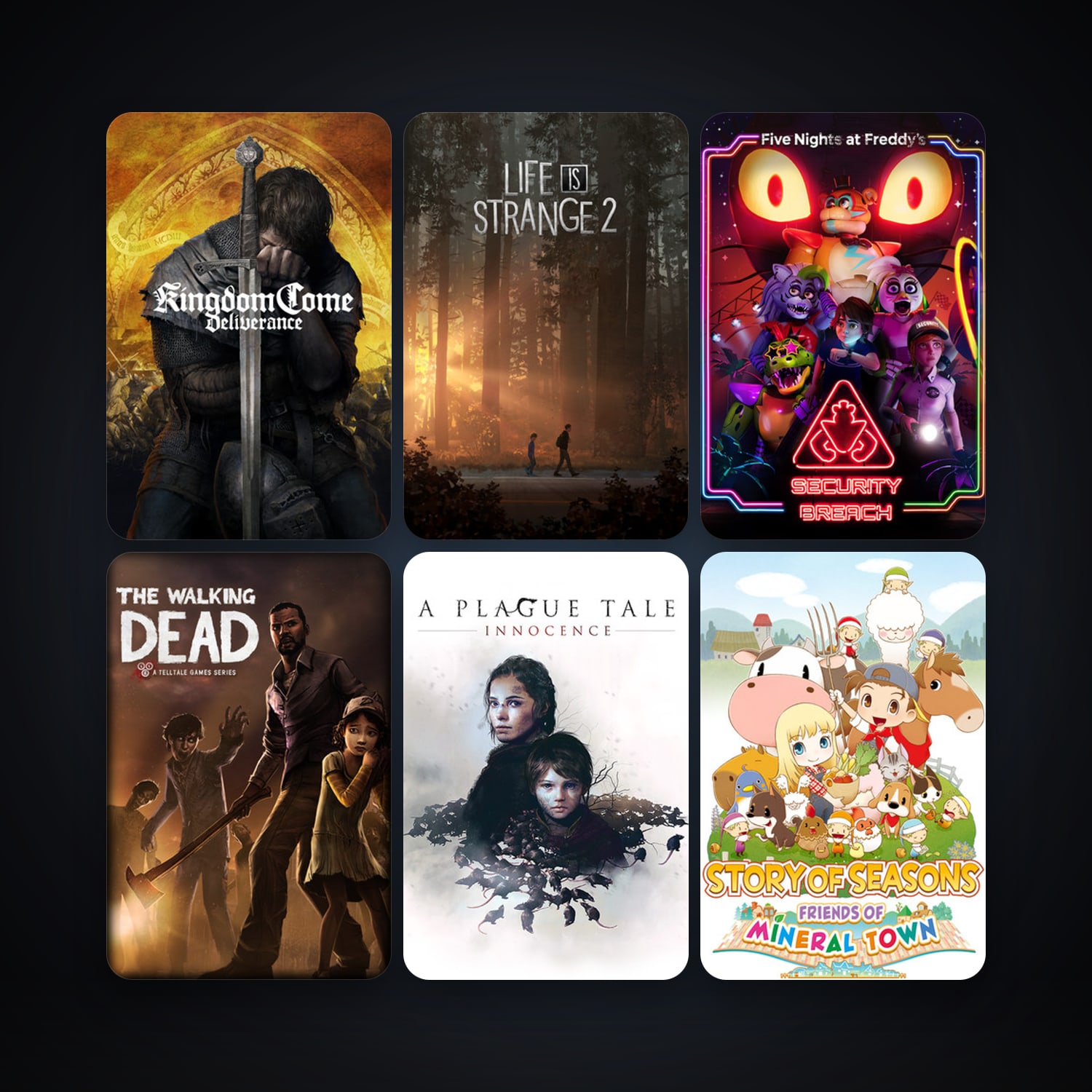The Walking Dead + Resident Evil 6, 110 games, clean — HabibiAccounts