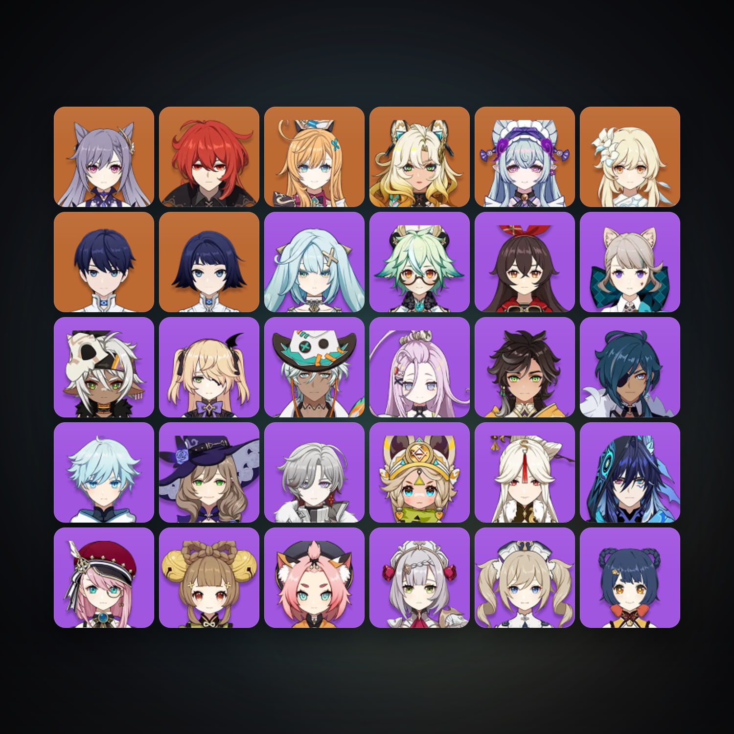 Genshin Impact | AR 45 | 30 Chars | 5× 5★ — HabibiAccounts