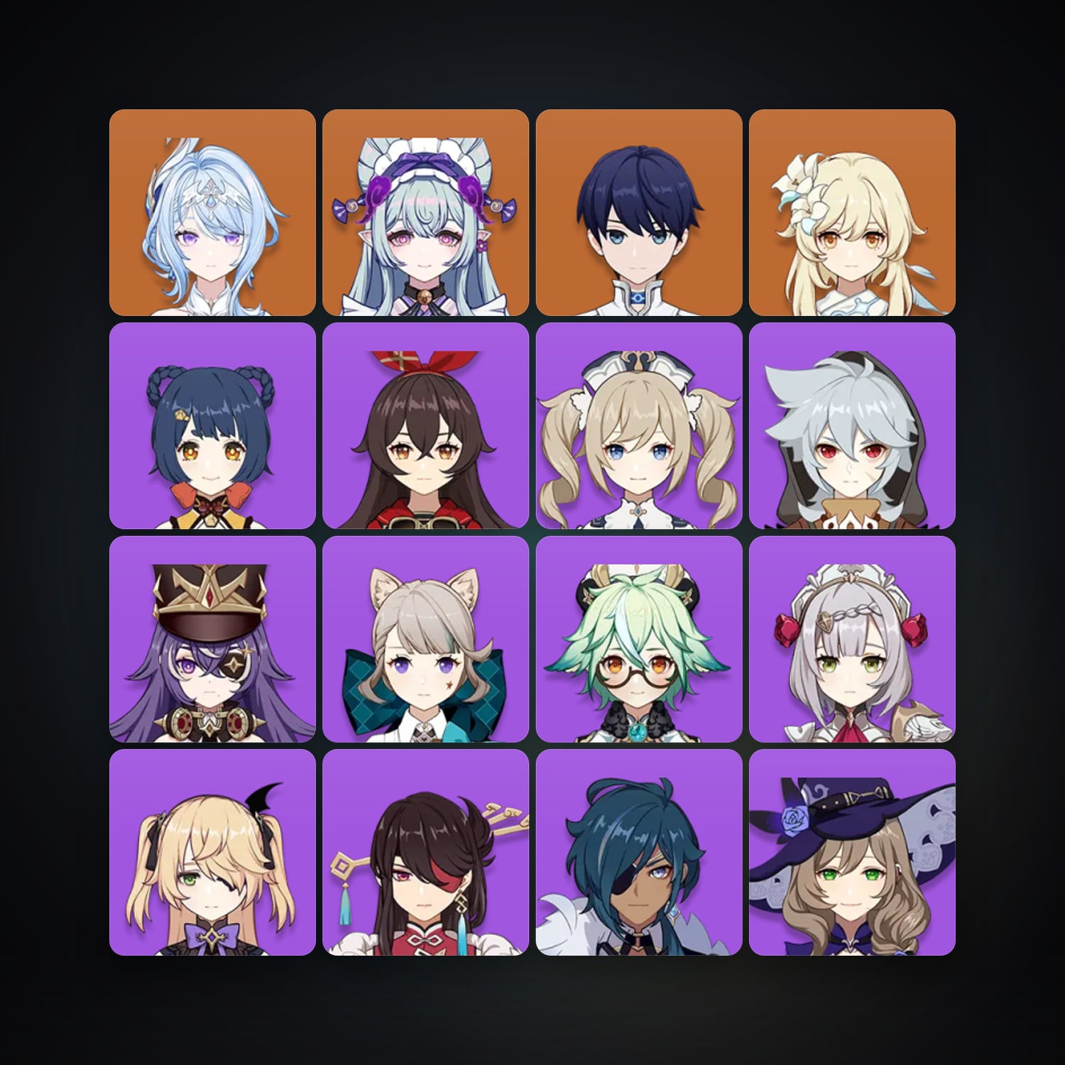 Genshin Impact | AR 16 | 16 Chars | 2× 5★ — HabibiAccounts