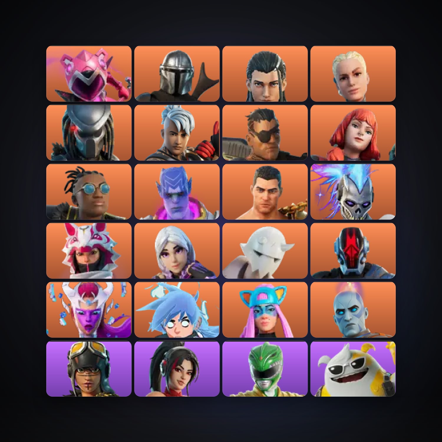 Fortnite locker — 271 skins — 700 V-Bucks — lvl 3246 — HabibiAccounts