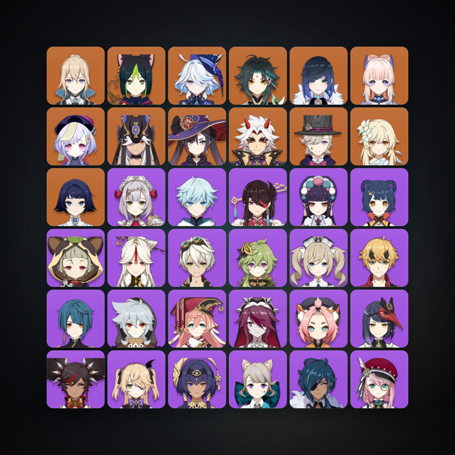 Genshin Impact | AR 56 | 53 Chars | 11× 5★ — Genshin / miHoYo Account · 259928855 — HabibiAccounts