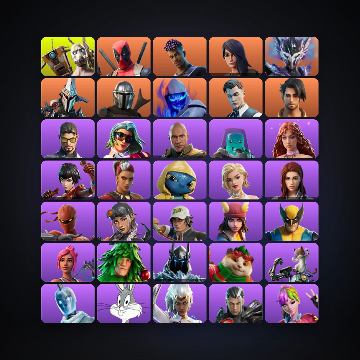 Deadpool — Fade — 120 skins — 1.2K V-Bucks — lvl 1733 — HabibiAccounts