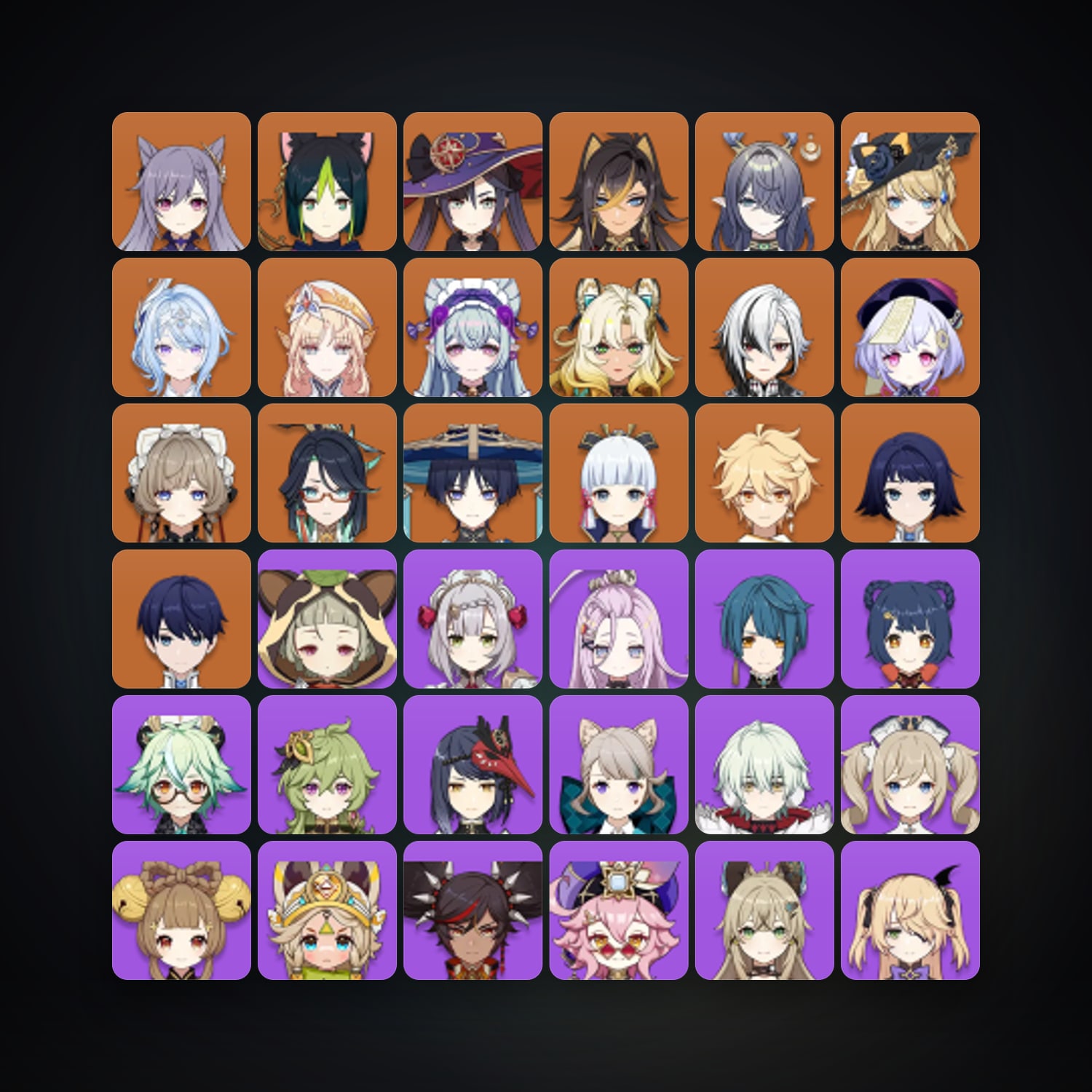 Genshin Impact | AR 56 | 65 Chars | 16× 5★ — Genshin / miHoYo Account — HabibiAccounts