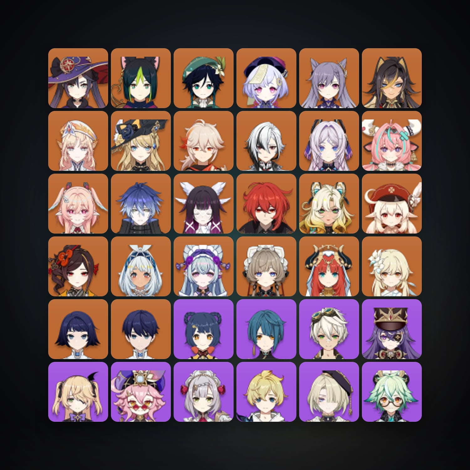 Genshin Impact | AR 60 | 77 Chars | 23× 5★ — Genshin / miHoYo Account — HabibiAccounts