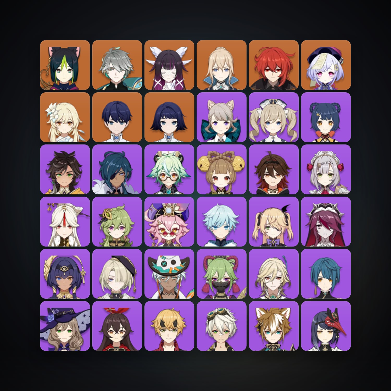 Genshin Impact | AR 56 | 46 Chars | 6× 5★ — Genshin / miHoYo Account — HabibiAccounts