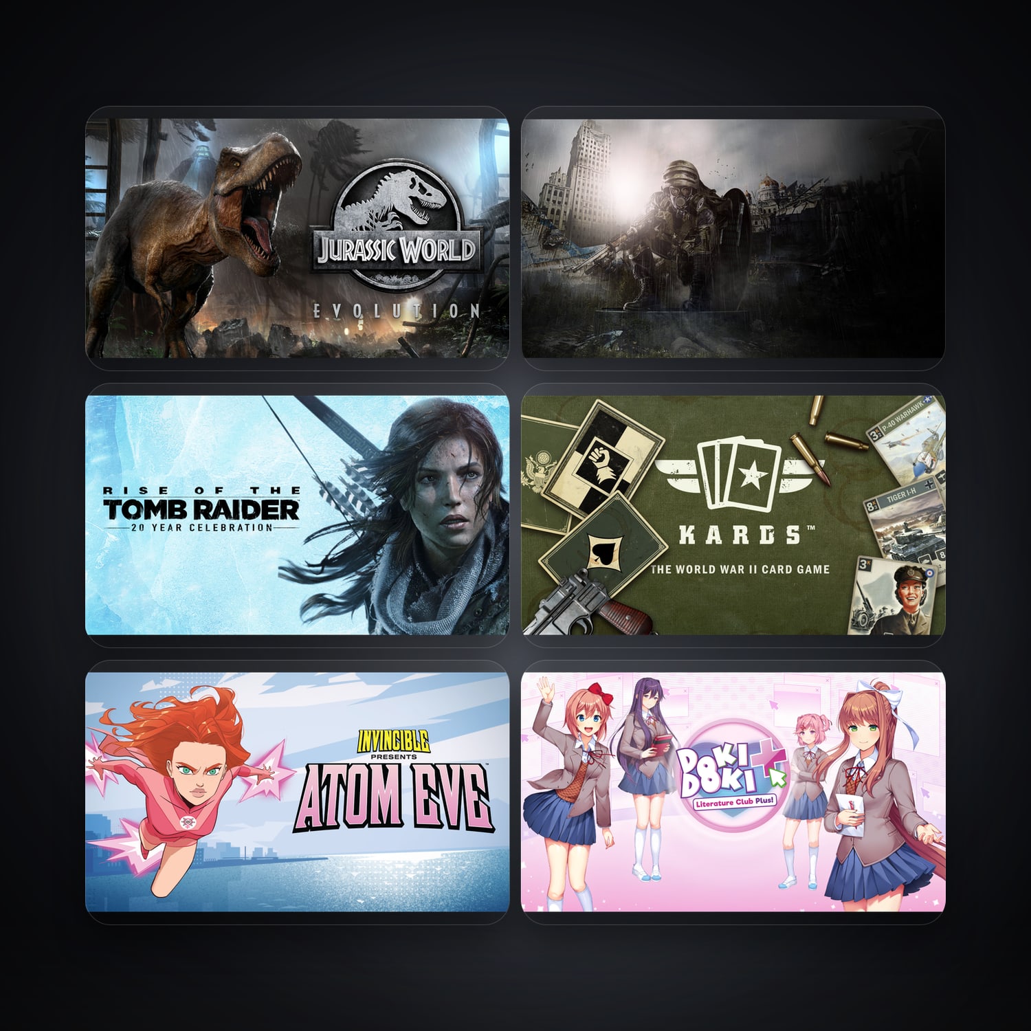 Epic Jurassic World Evolution + Metro Last Light Redux — AR — 499 games — HabibiAccounts