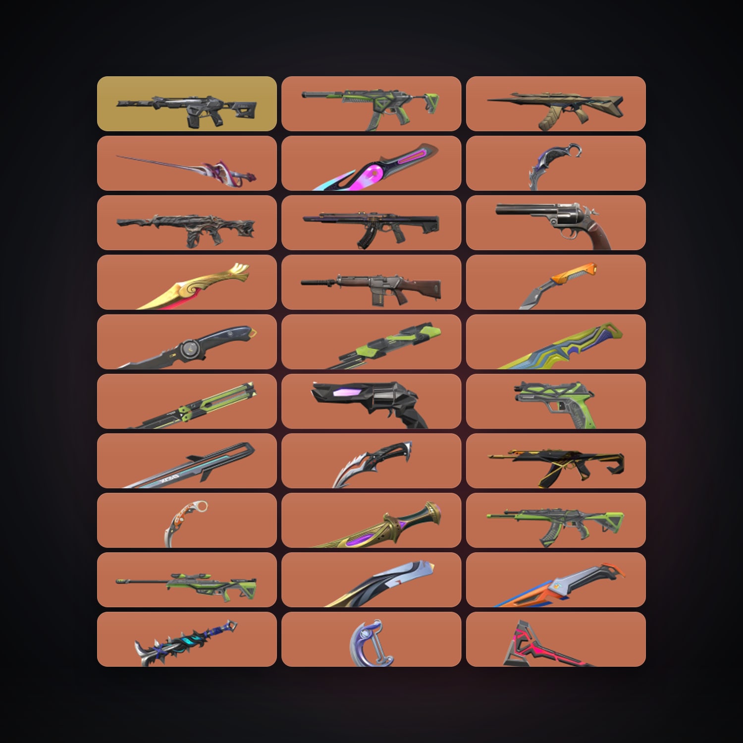 AP Ascendant 1 locker — 21 knives, 276 skins, lvl 370 — HabibiAccounts