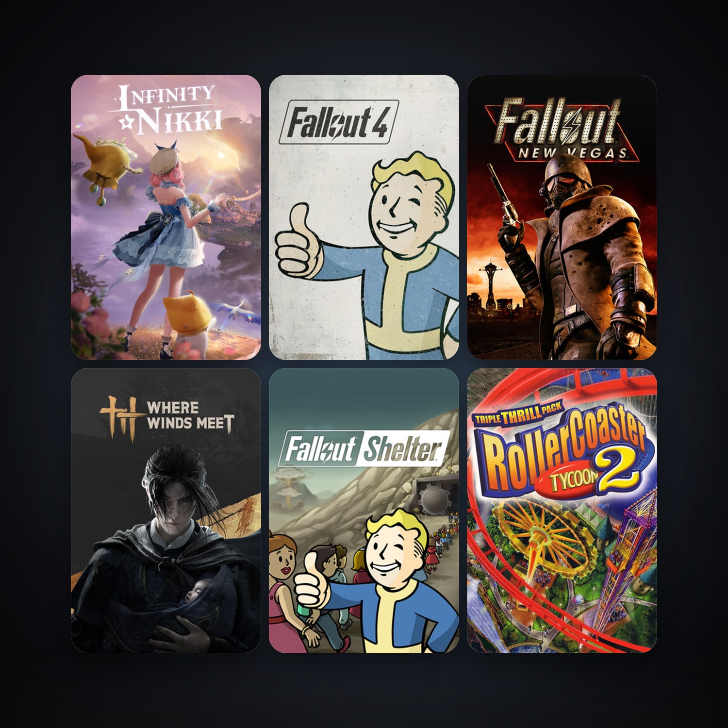 Fallout 3: Game of the Year Edition + Fallout: New Vegas, 14 games, clean — HabibiAccounts