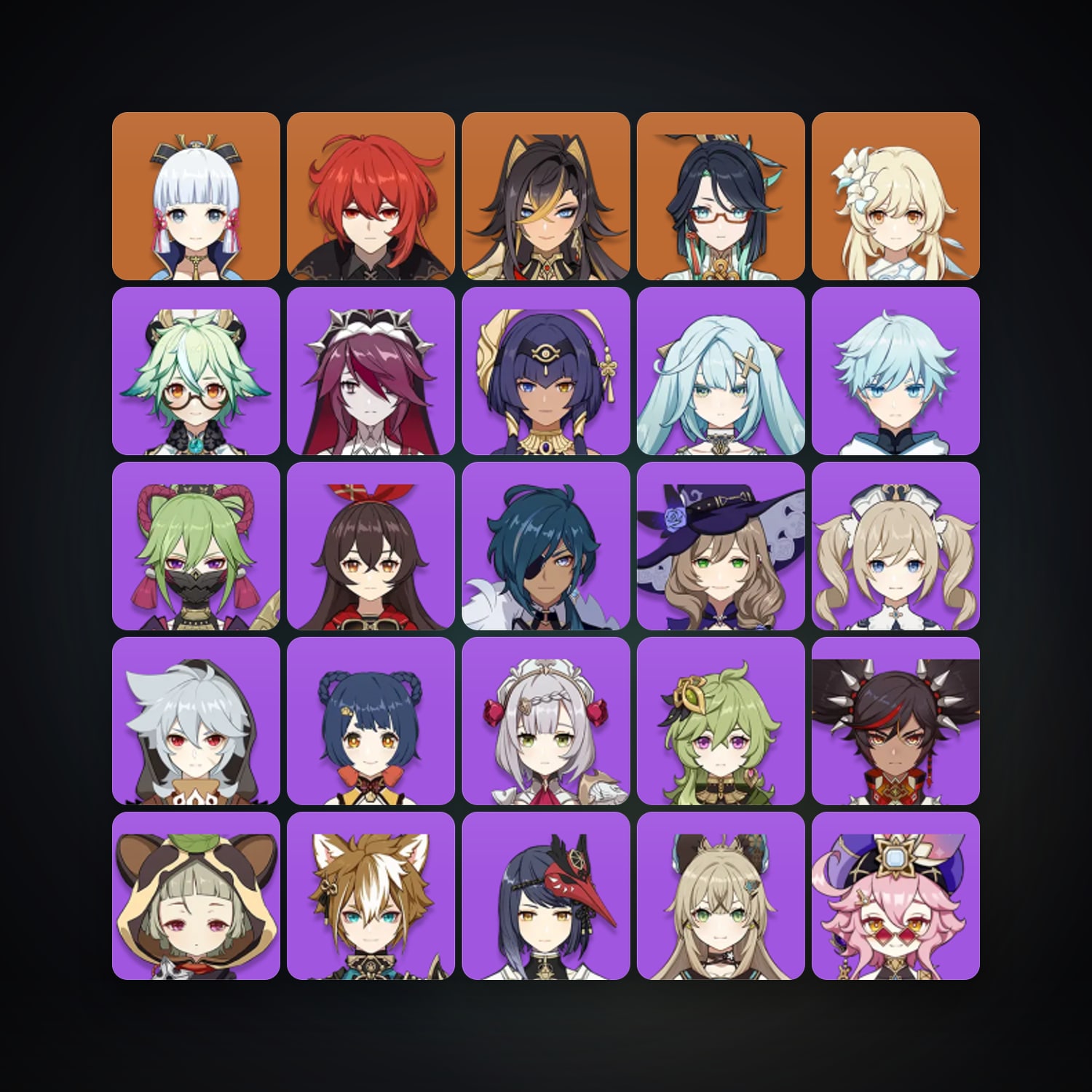 Genshin Impact | AR 52 | 27 Chars | 4× 5★ — Genshin / miHoYo Account — HabibiAccounts