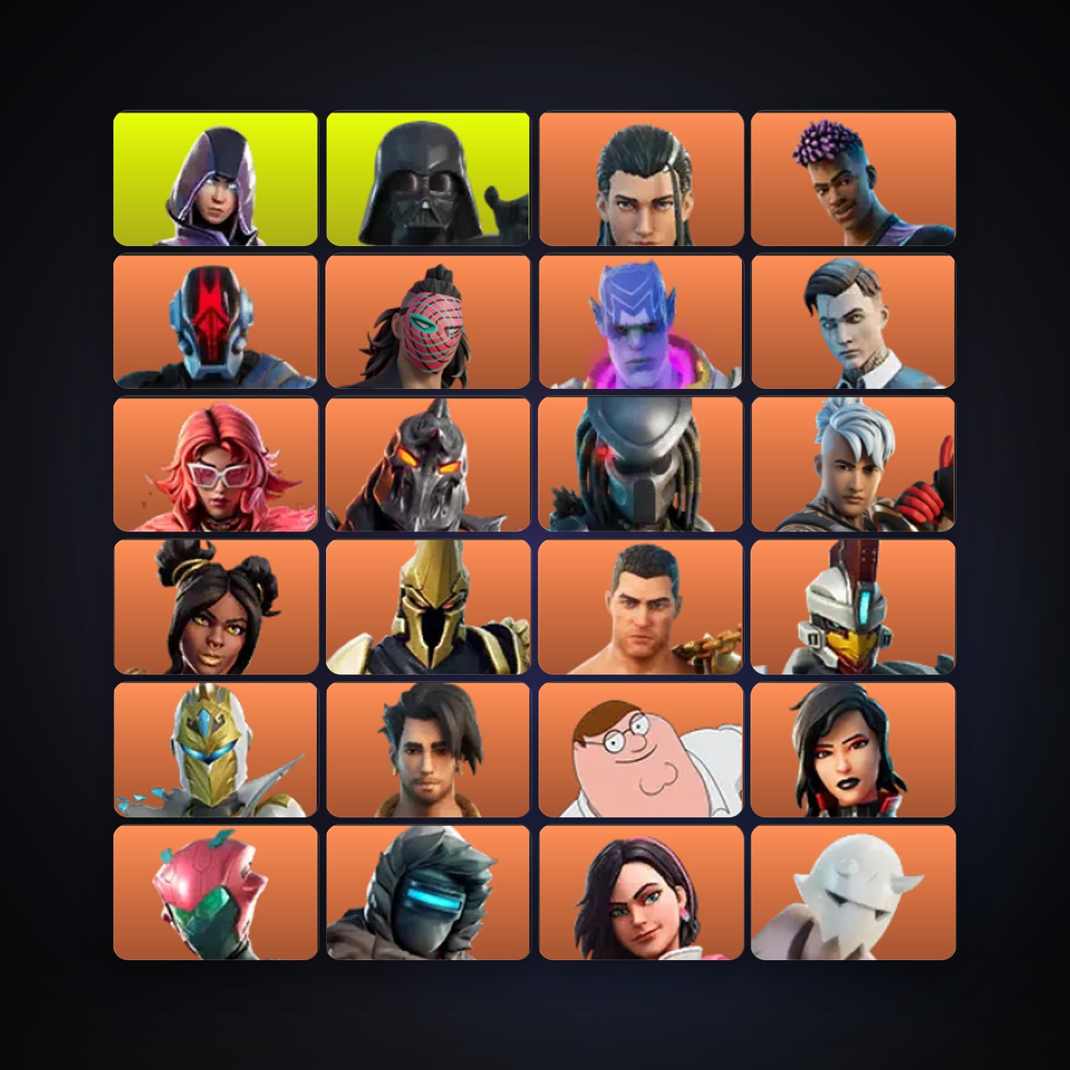 The Ageless — Fade — 500 skins — 1K V-Bucks — lvl 9791 — HabibiAccounts