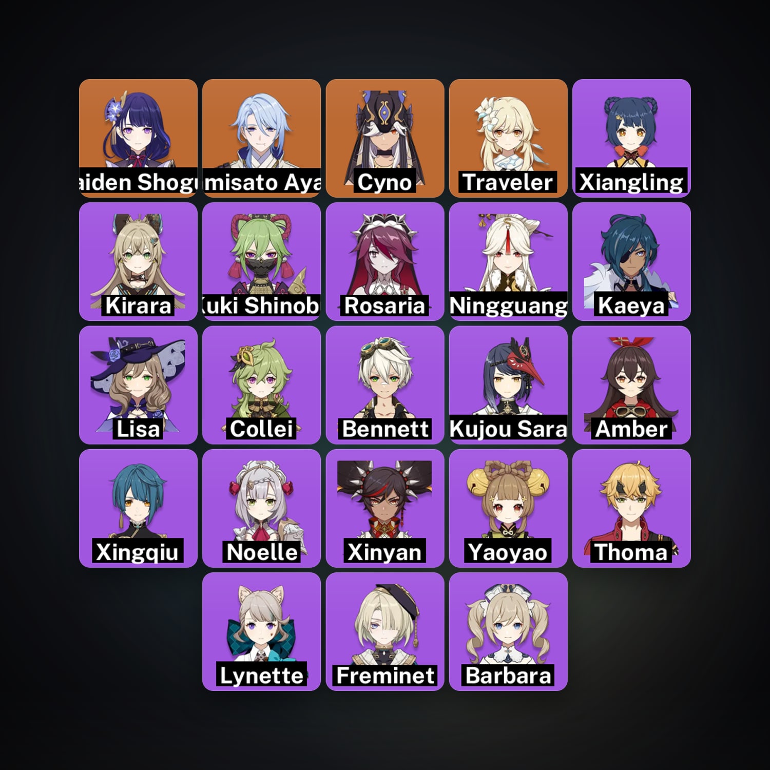 Genshin Impact | AR 48 | 23 Chars | 3× 5★ — Genshin / miHoYo Account — HabibiAccounts