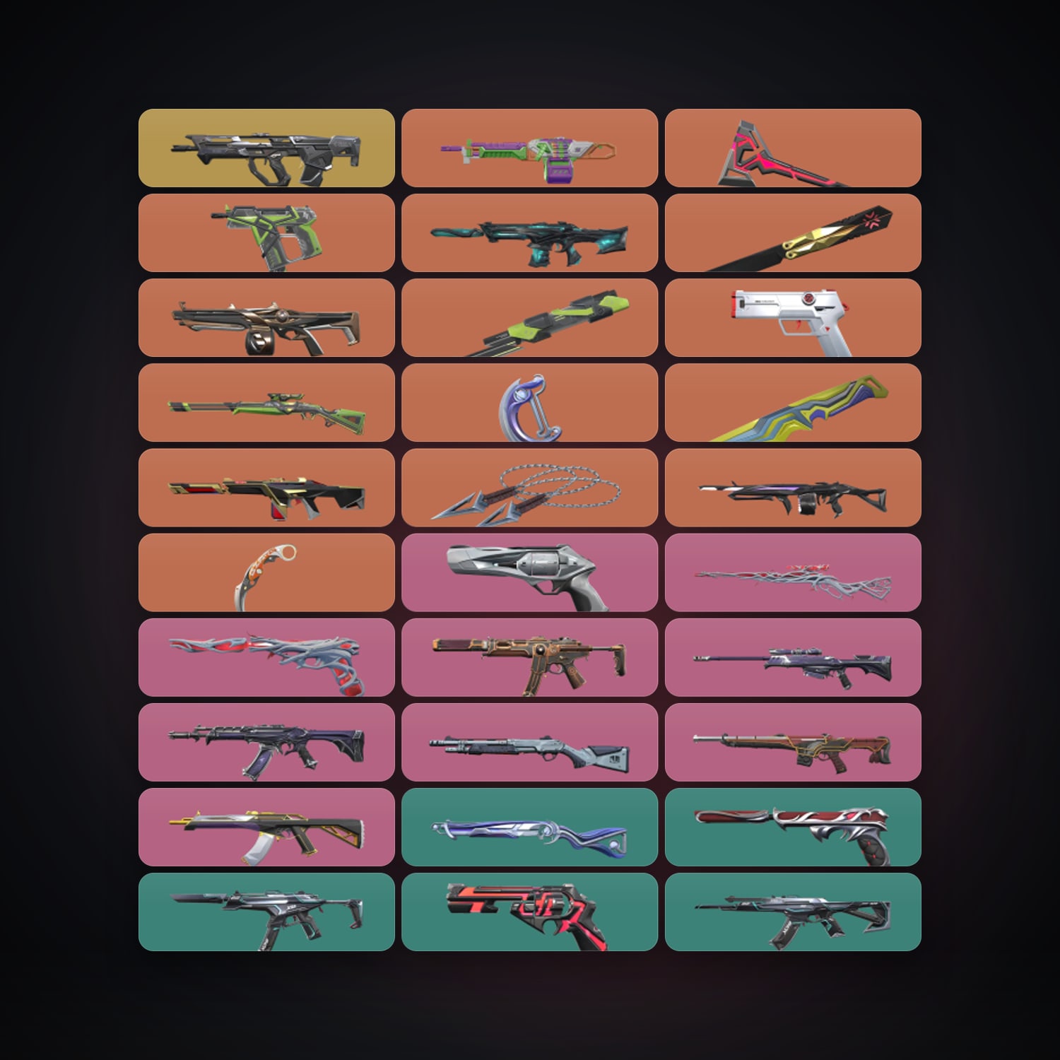 EU Diamond 1 locker — 7 knives, 108 skins, lvl 422 — HabibiAccounts