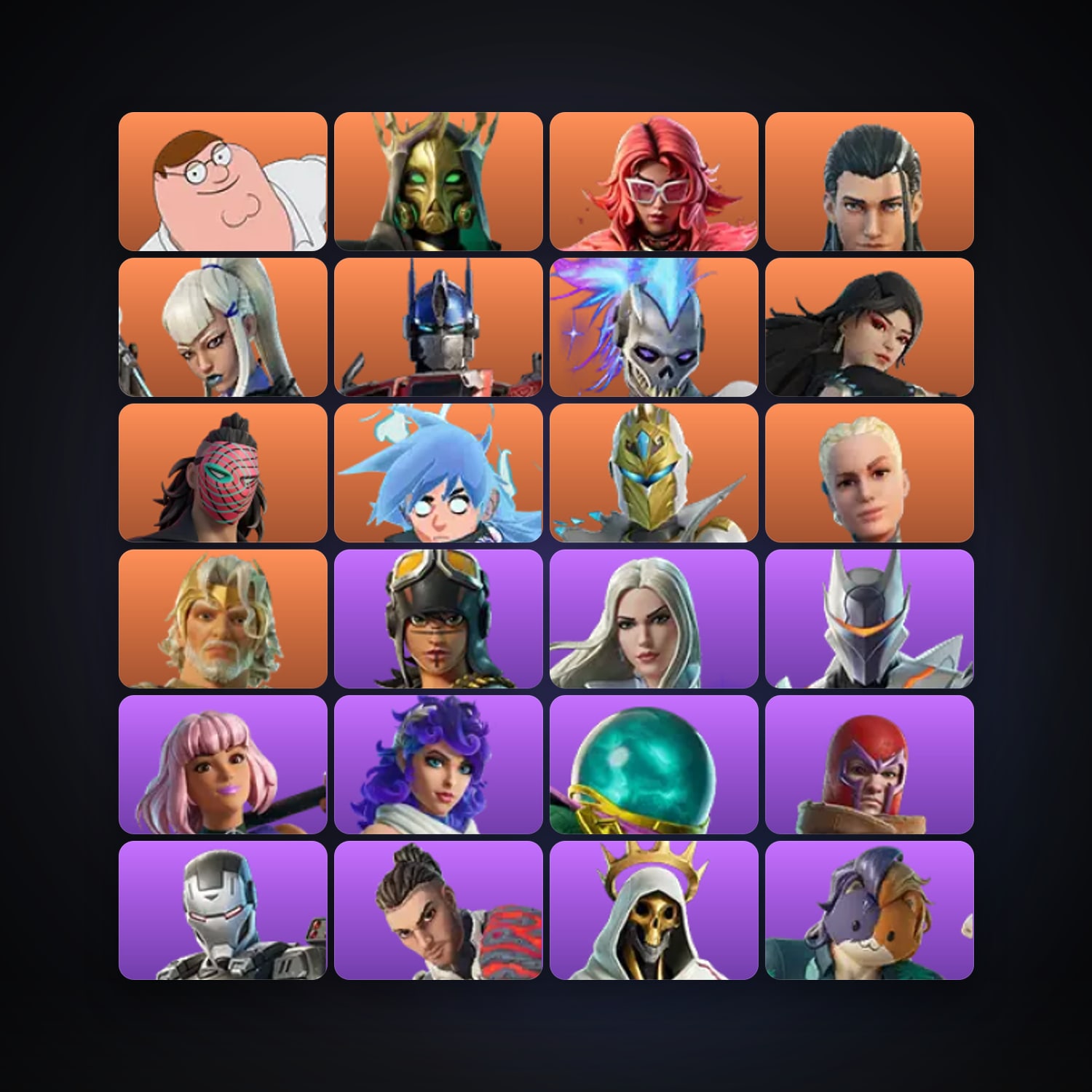 Peter Griffin — Hades — 133 skins — 3.1K V-Bucks — lvl 1650 — HabibiAccounts
