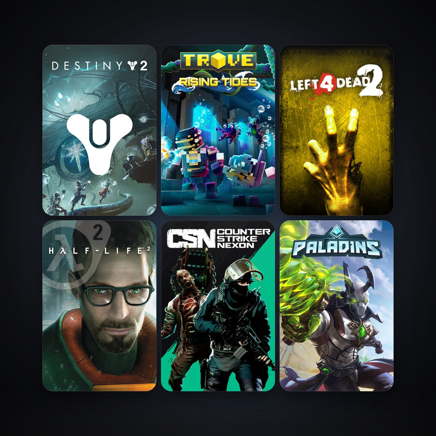 Half-Life 2 + Left 4 Dead 2, 148 games, Steam 11, clean — HabibiAccounts